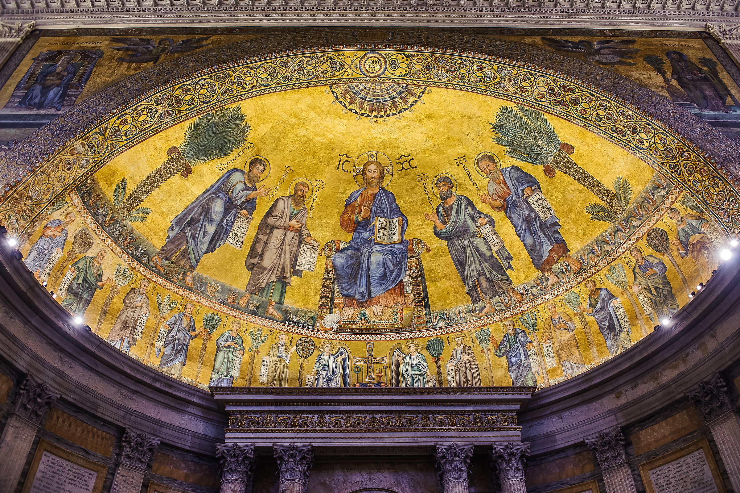 Rome Basilica of St. Paul Outside the Walls (Interior)