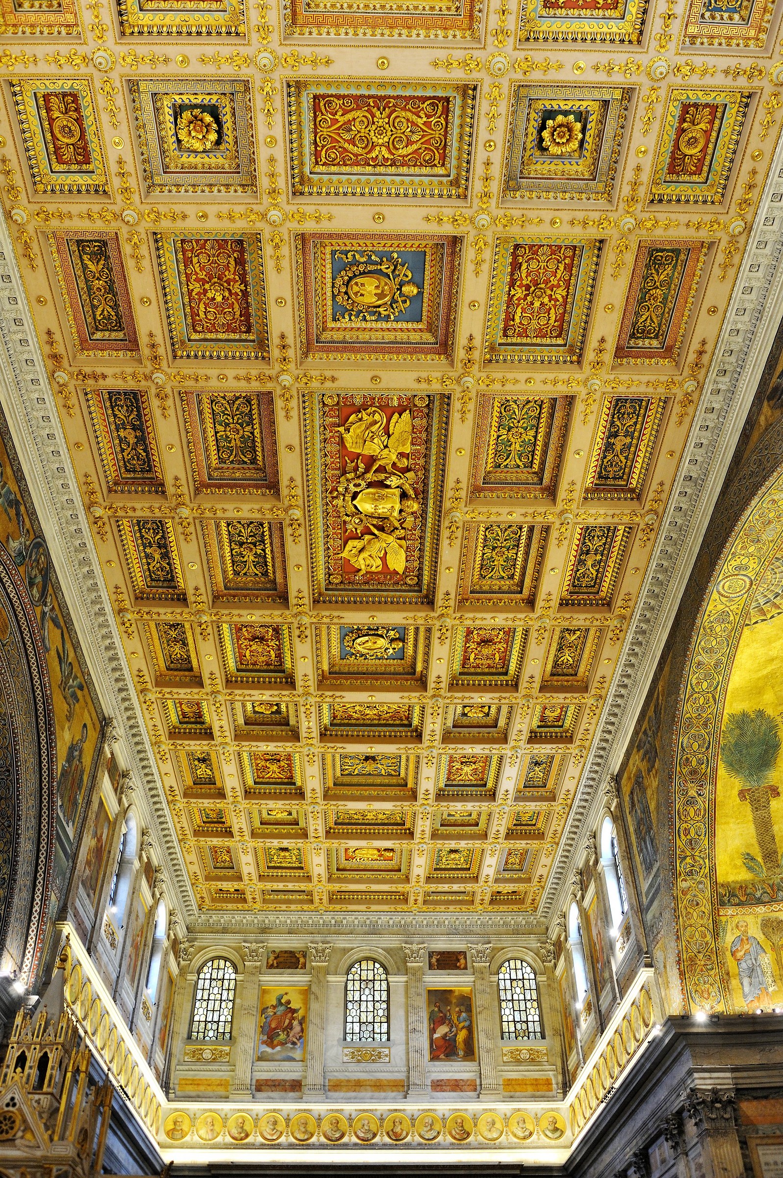 Rome Basilica of St. Paul Outside the Walls (Interior)