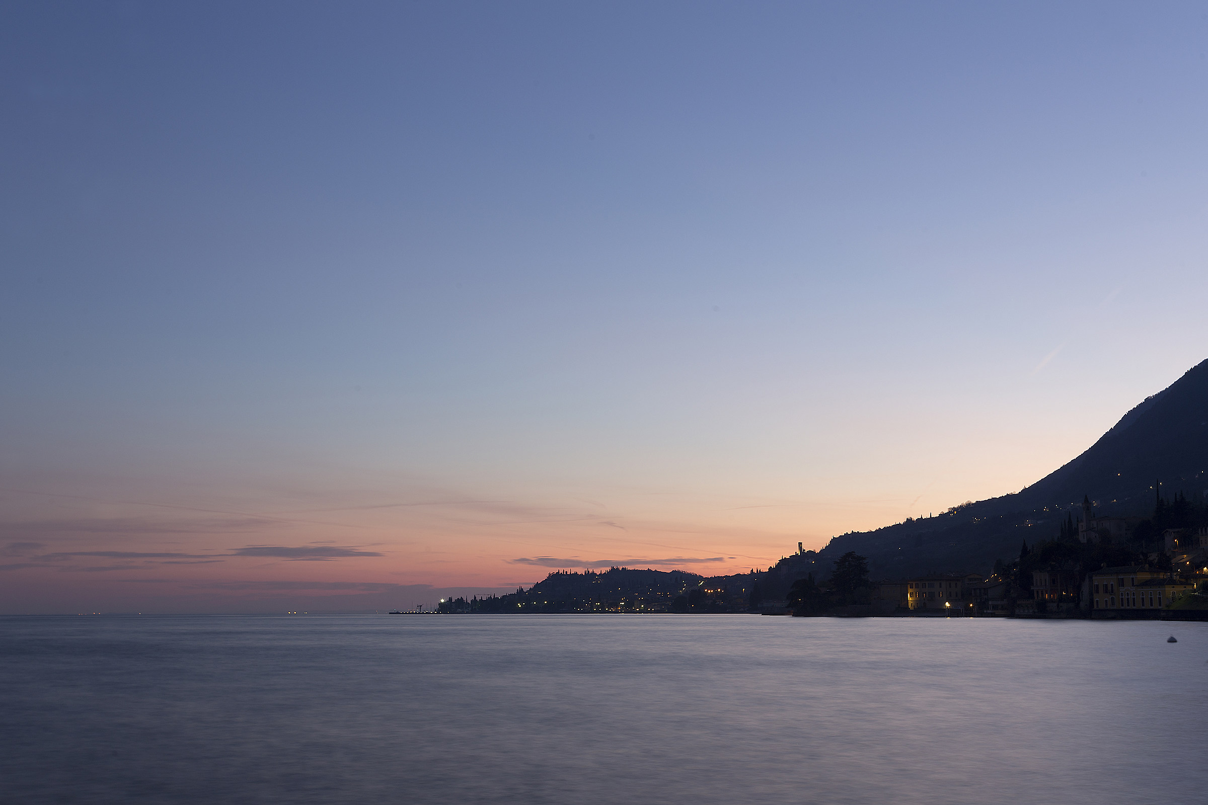 Tramonto sul Garda occidentale