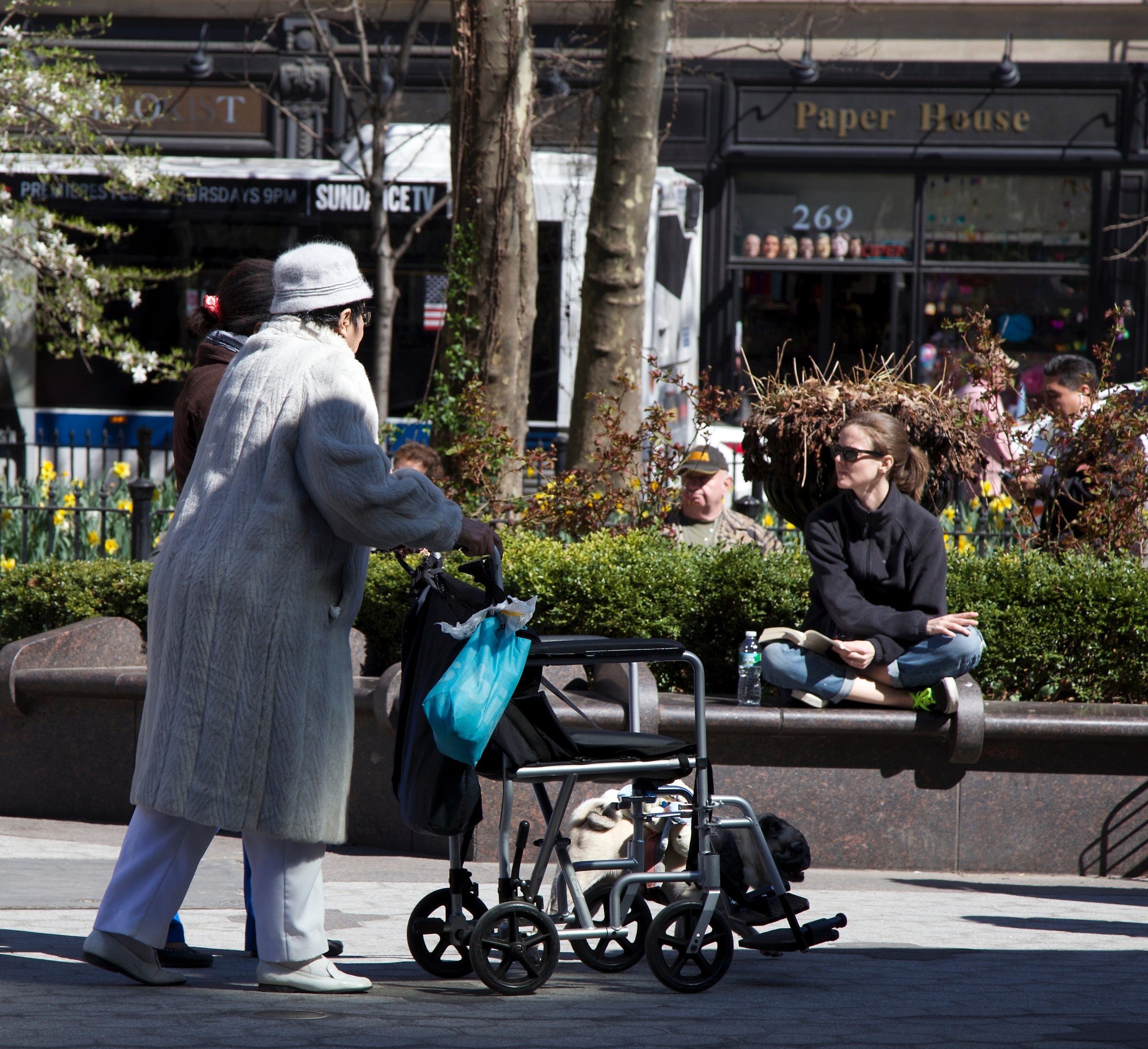 Walking with friends