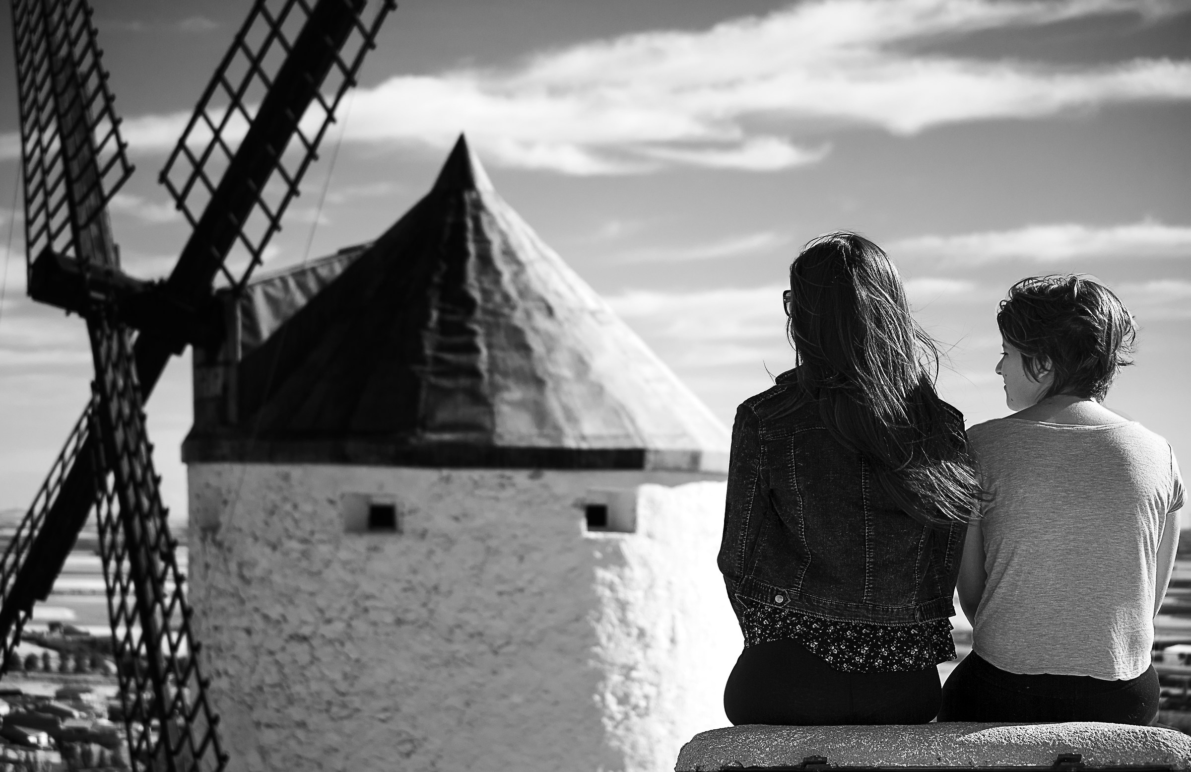 Consuegra, View of windmills ....