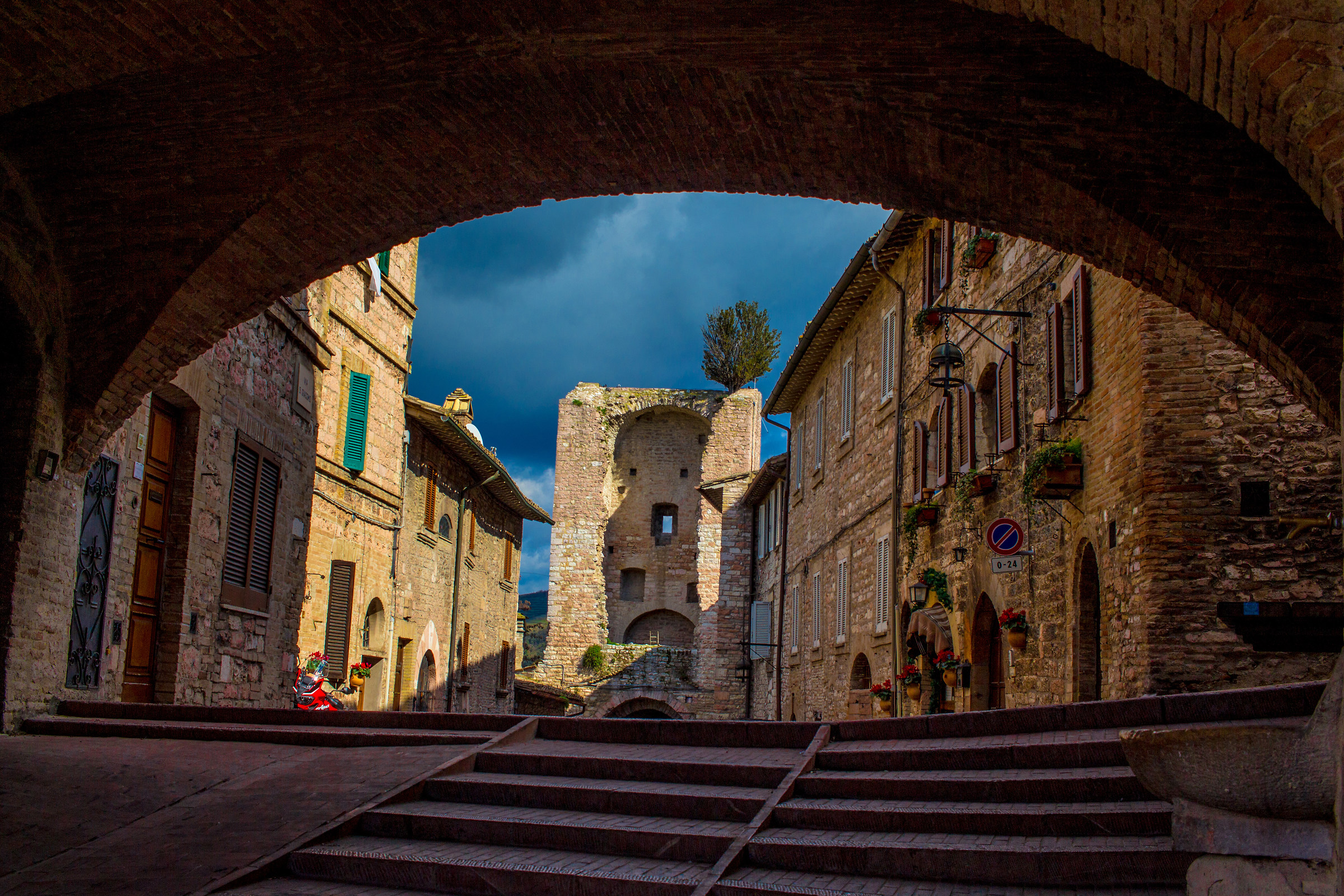 porch in Assisi
