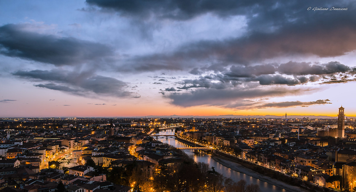 the first evening lights