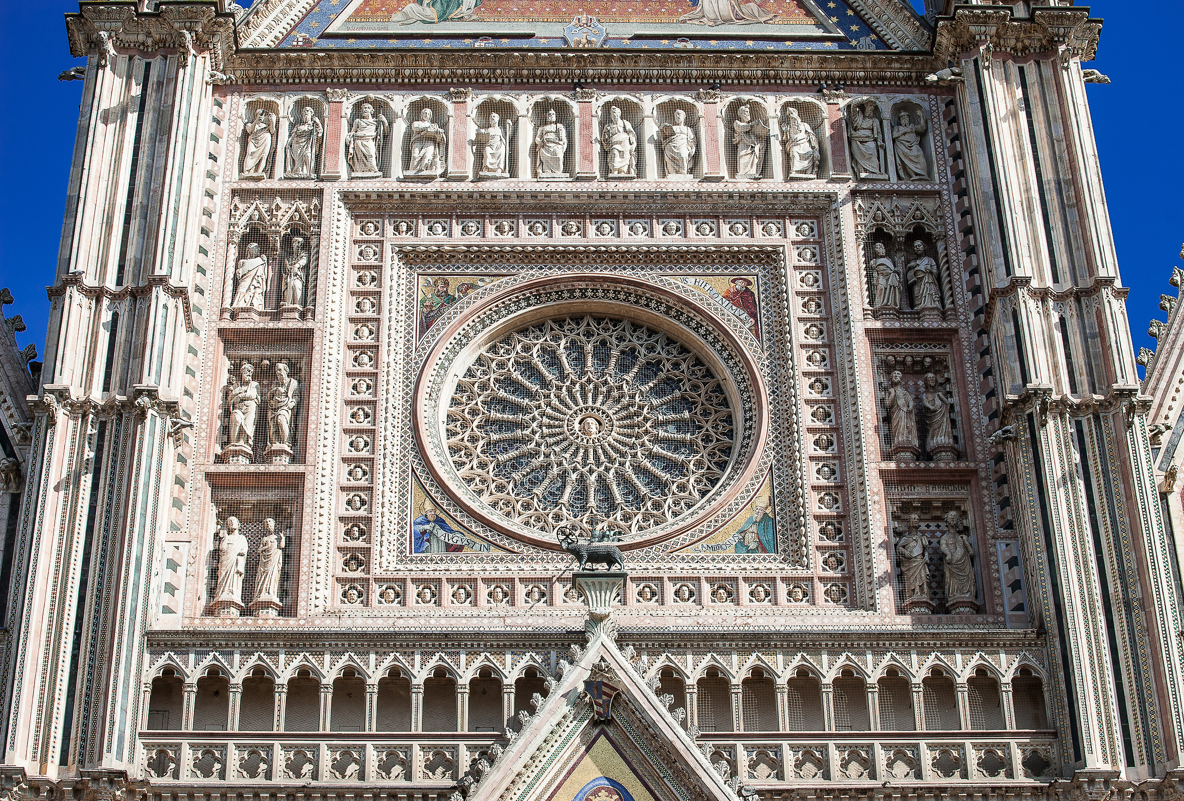 Duomo di Orvieto-Particolare Rosone