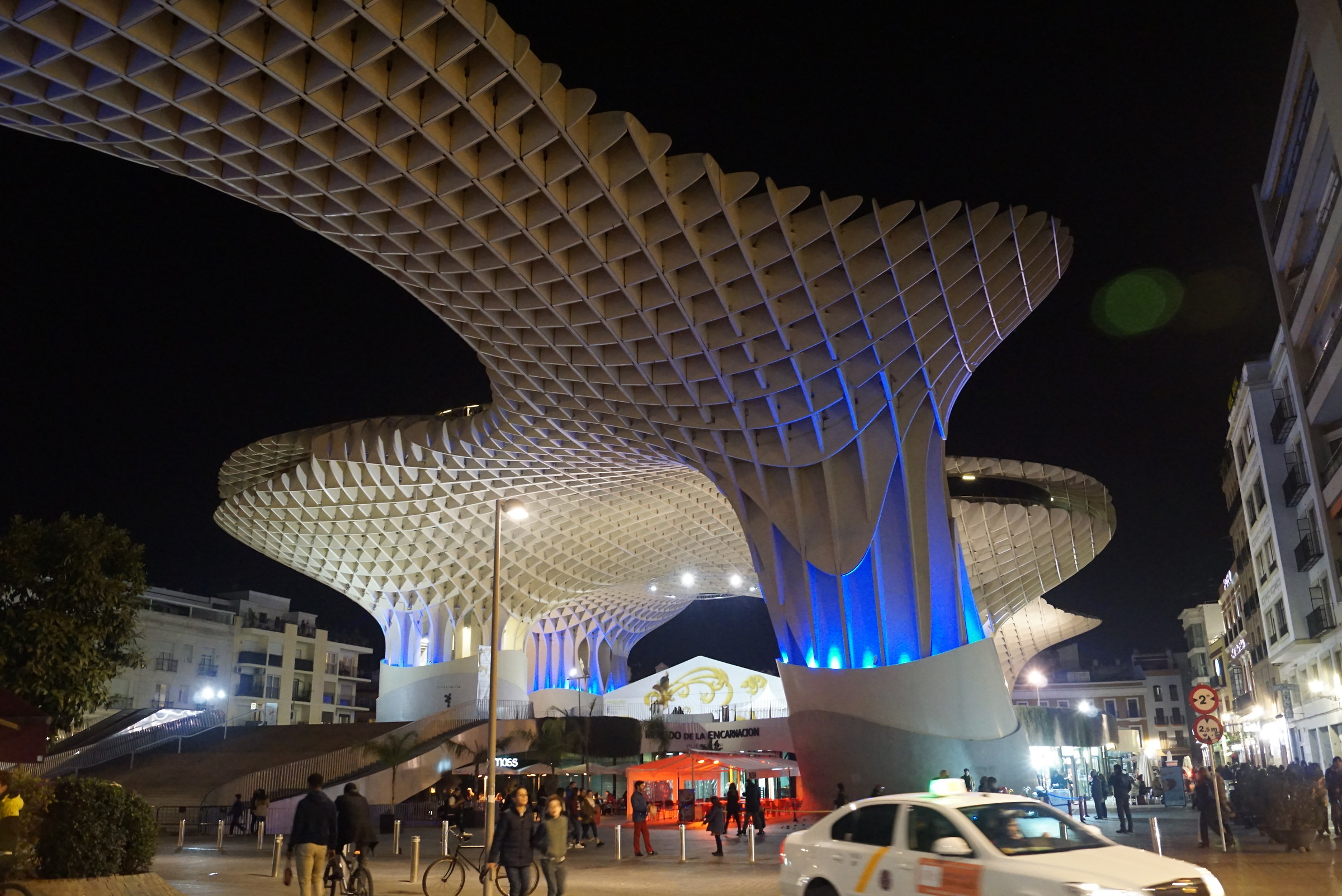 Walking through Seville