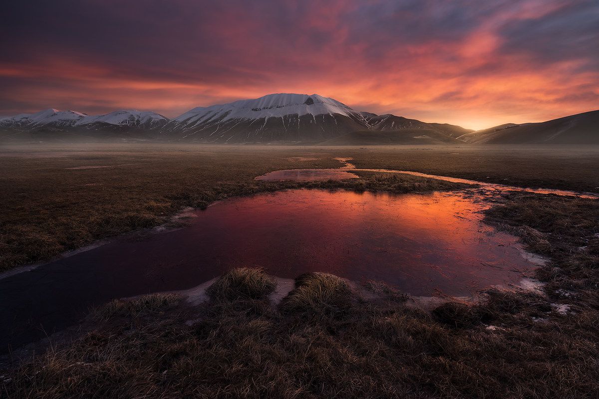 Castelluccio Reflection
