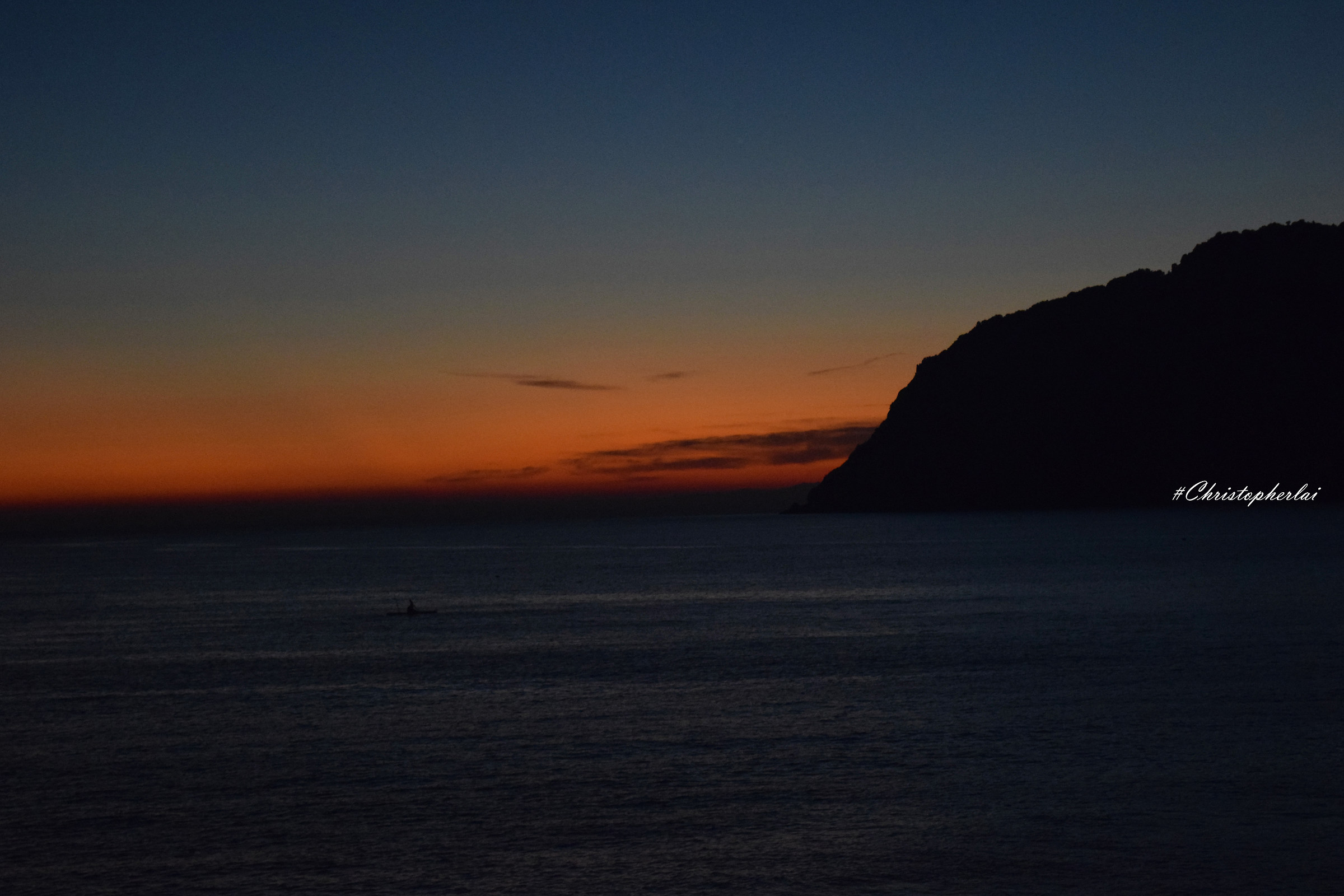 Fishing at sunset is a unique thing