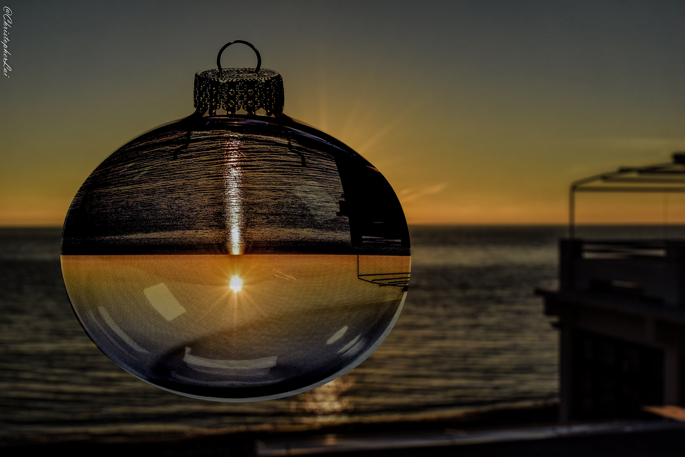 The mirror of a sunset