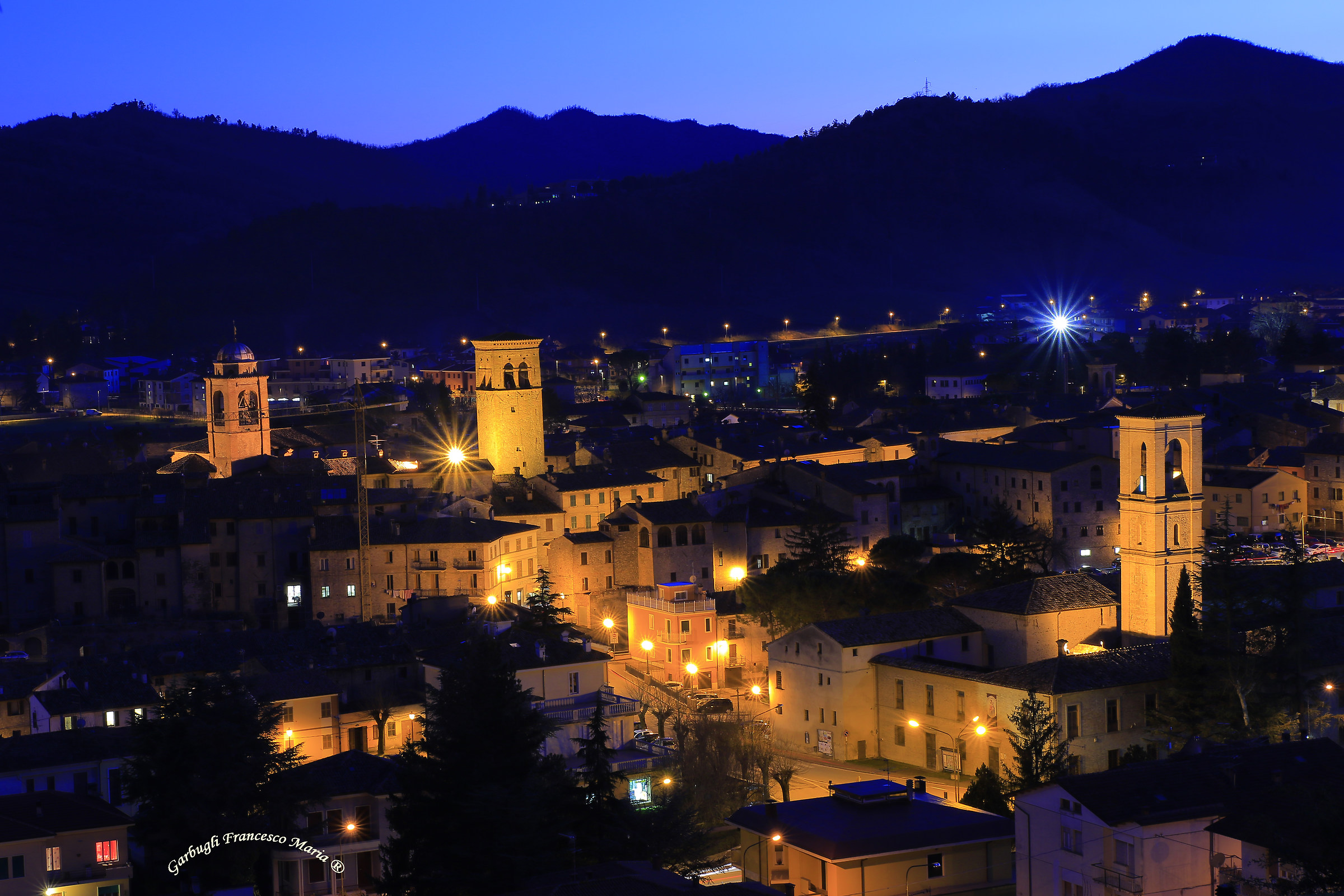Sant'Angelo in Vado by Night