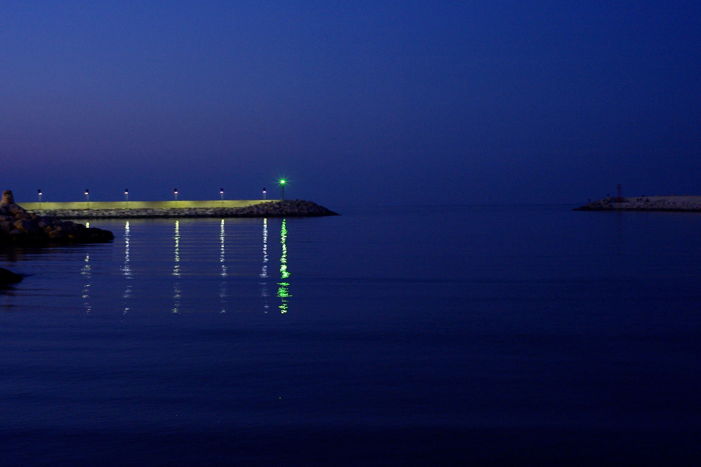 Pesaro entrance to the harbor