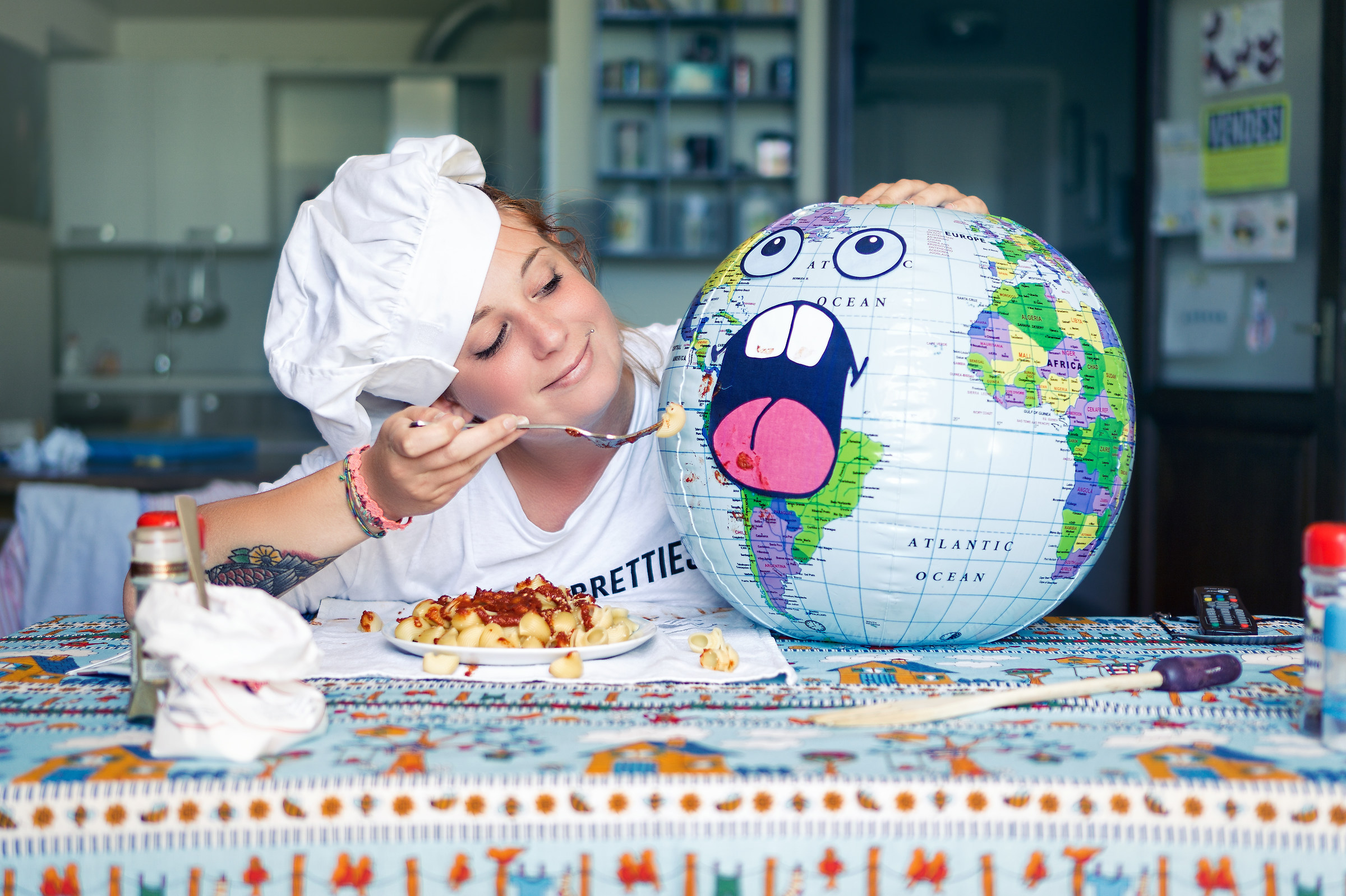 Martina nourishes the planet (Expo 2015)