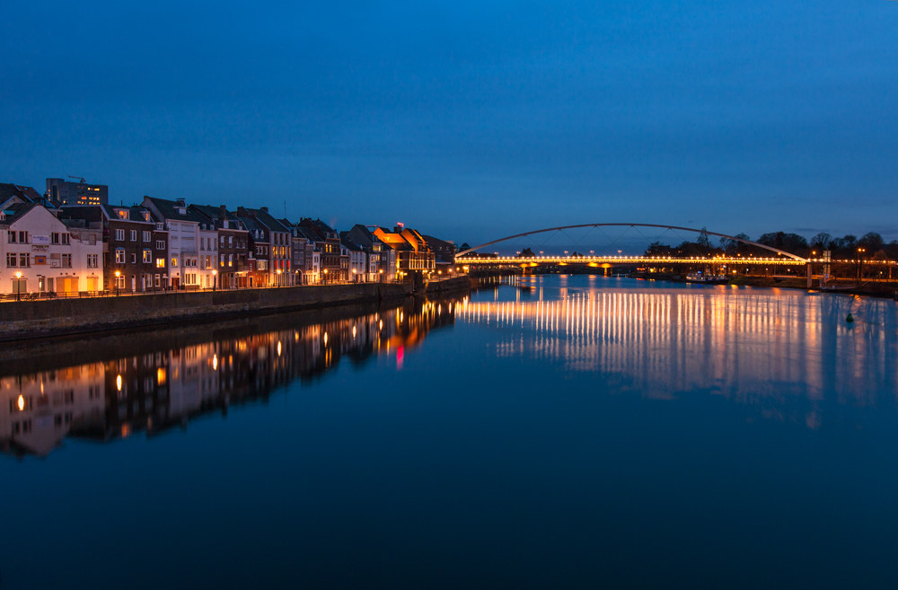 Maastricht, ora blu lungo la Mosa