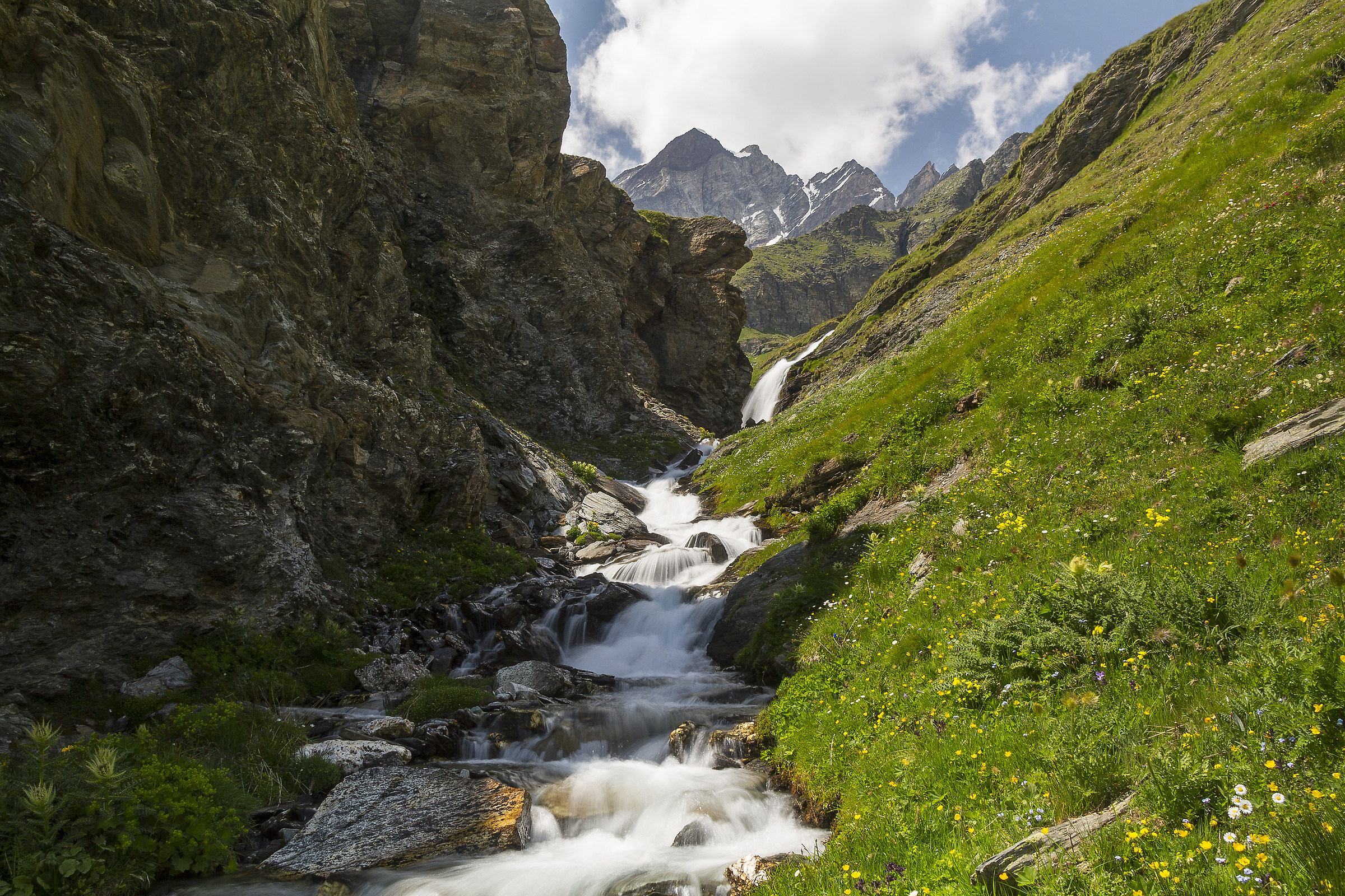 Stream in Valtournenche