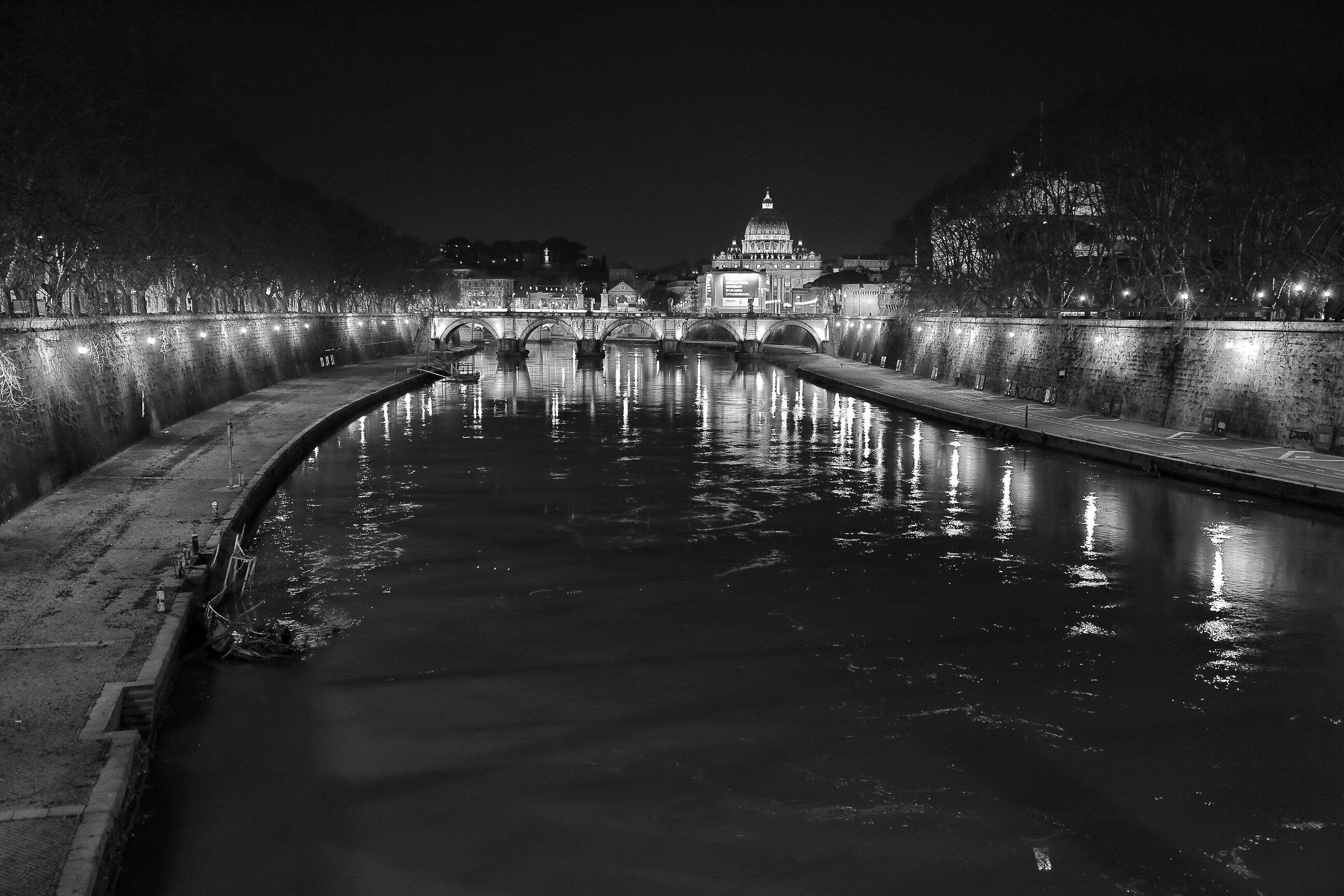 Tiber River and St. Peter