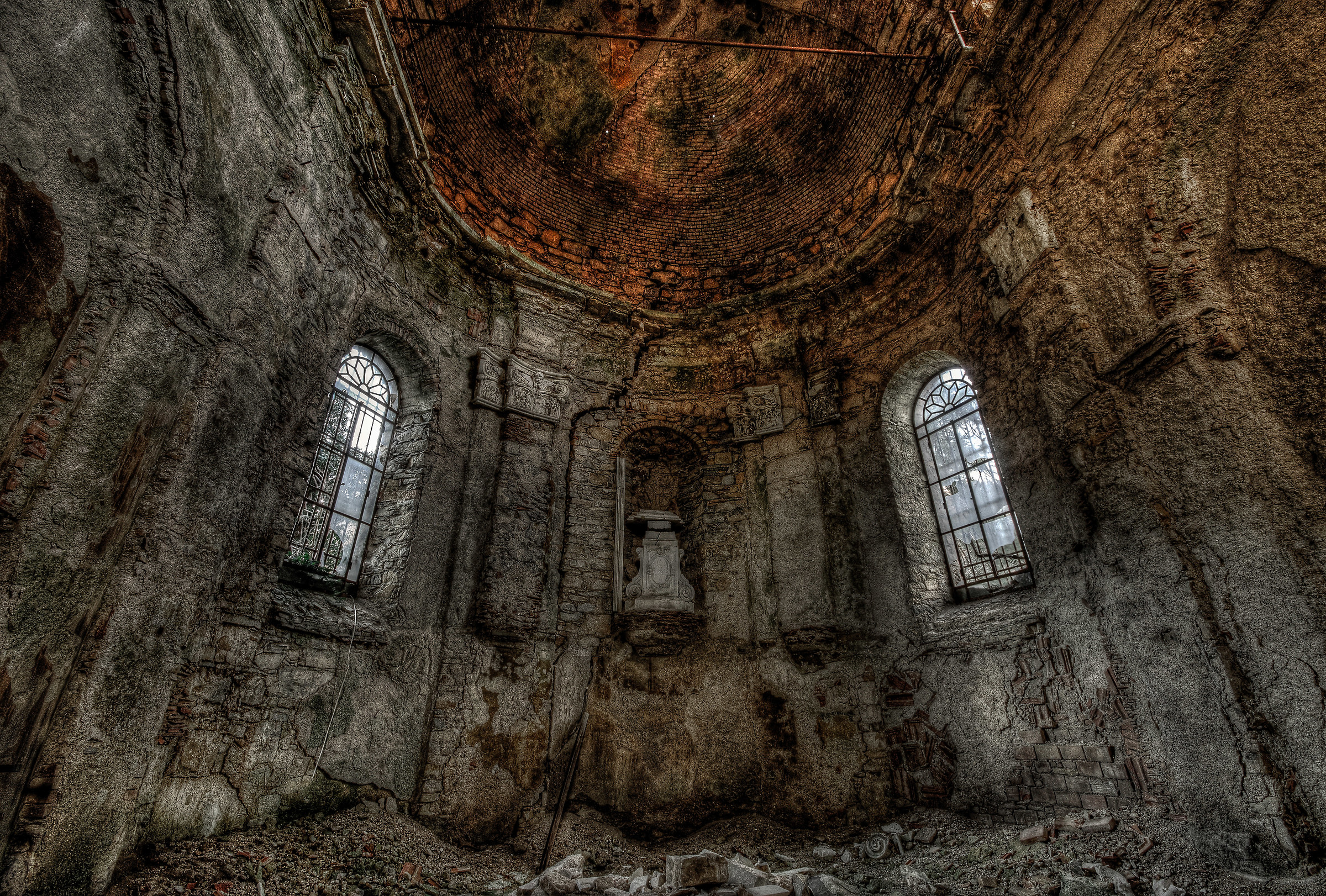 San Ruffino (Al) la grande crepa...crollo imminente ?