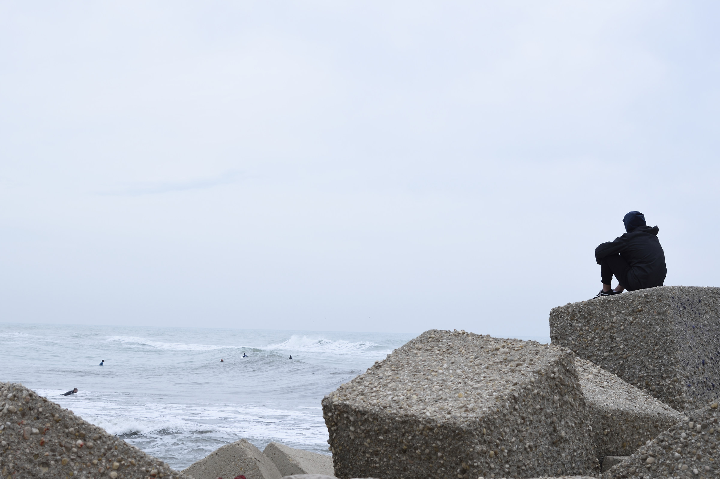 Young surfers Adriatic
