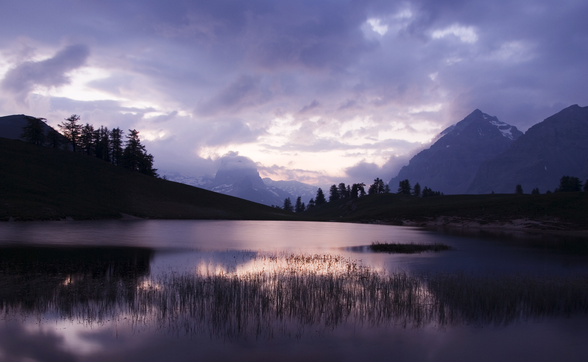 Valle Stretta by nigth