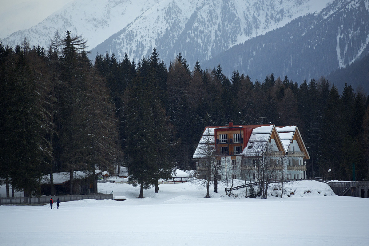 Anterselva 2016: sciatori su lago ghiacciato