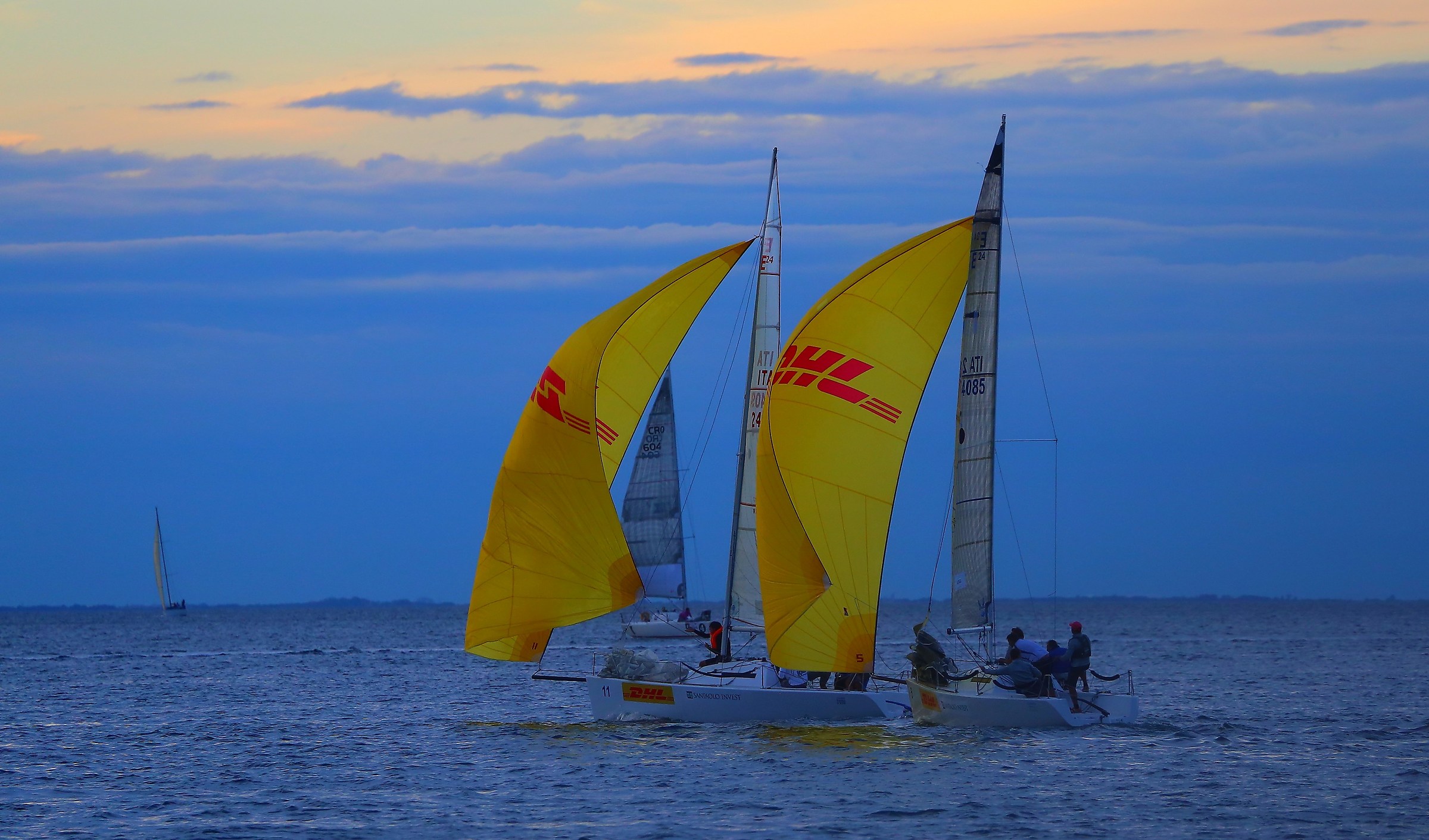 Barcolana 2015. Regata all'ora blu.