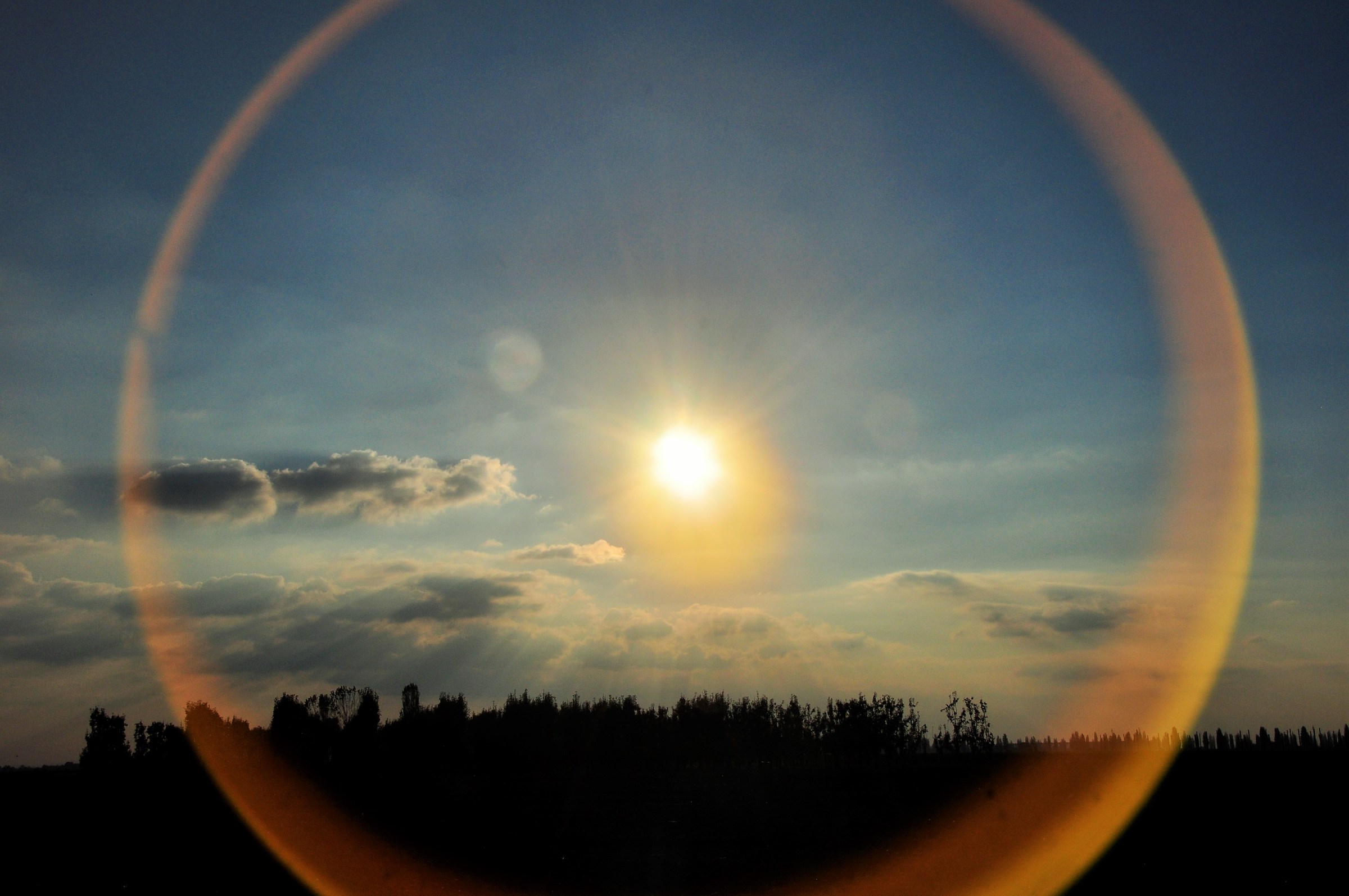 Tramonto sulla campagna Ferrarese