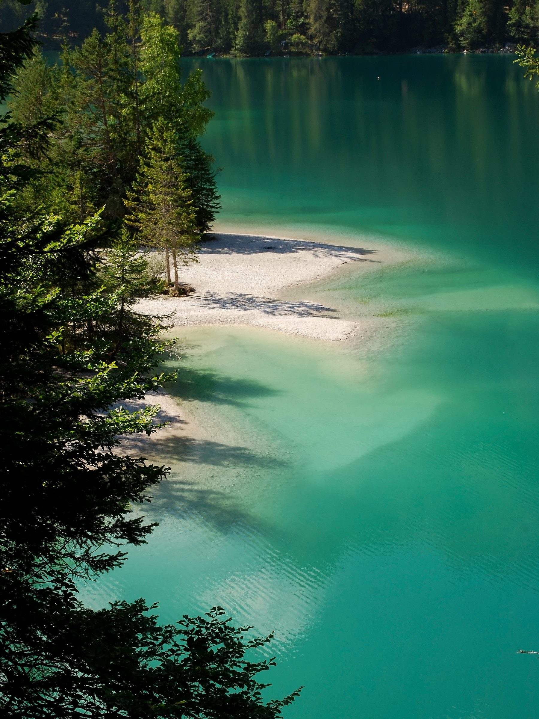 Strolling around Lake Tovel