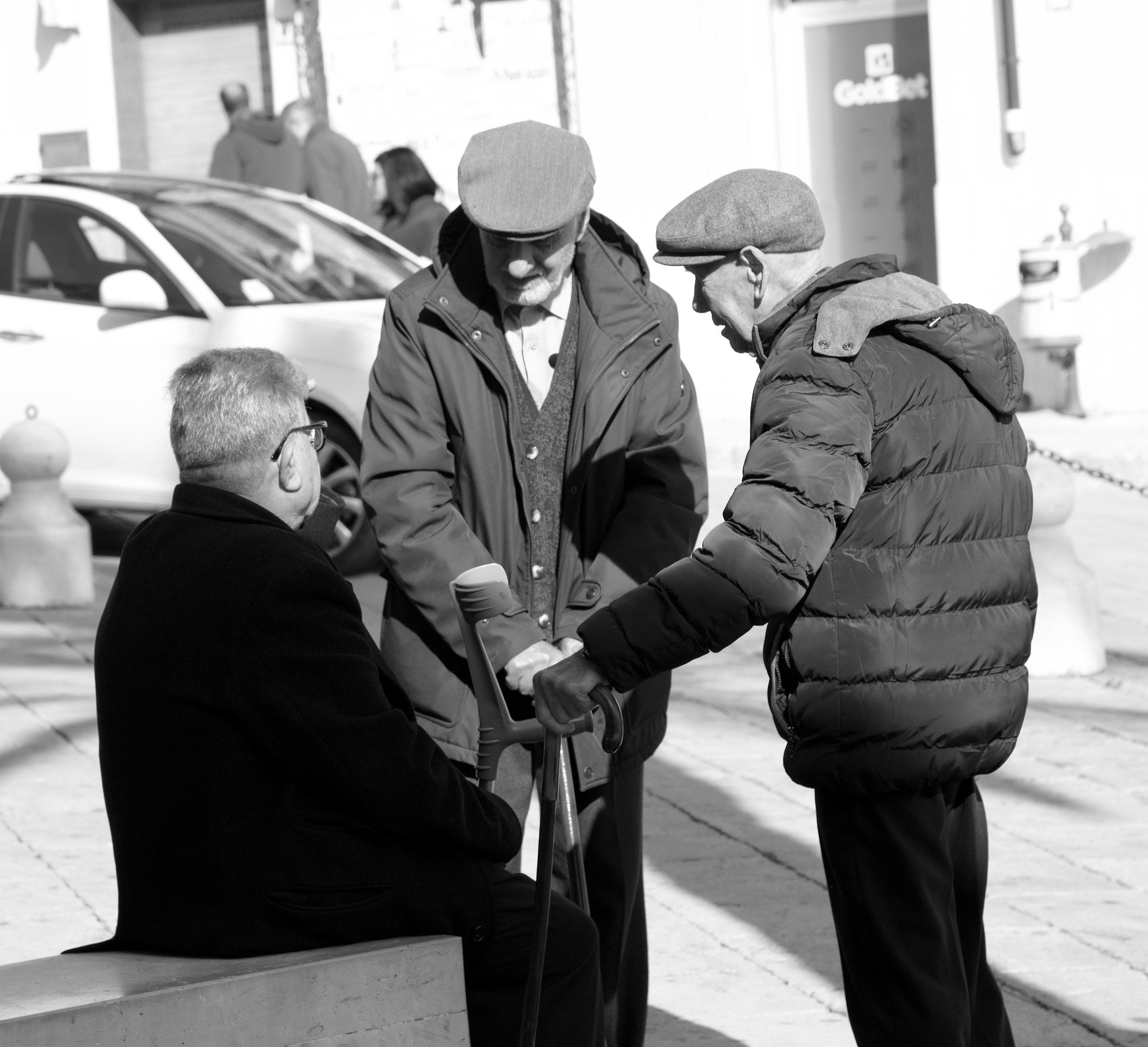 A chat between friends
