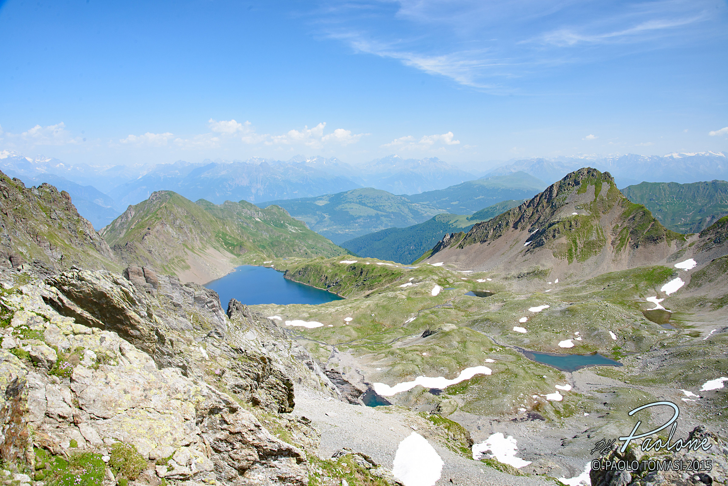 Ammirando le infinite Alpi