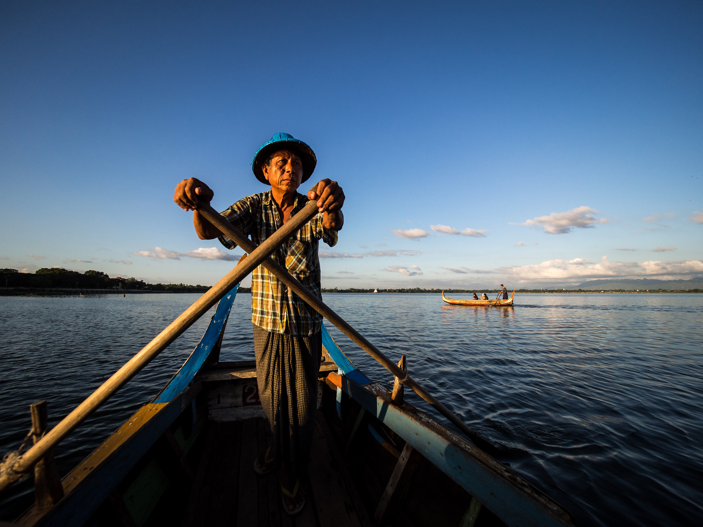 U Bein bridge. Myanmar in 2015.