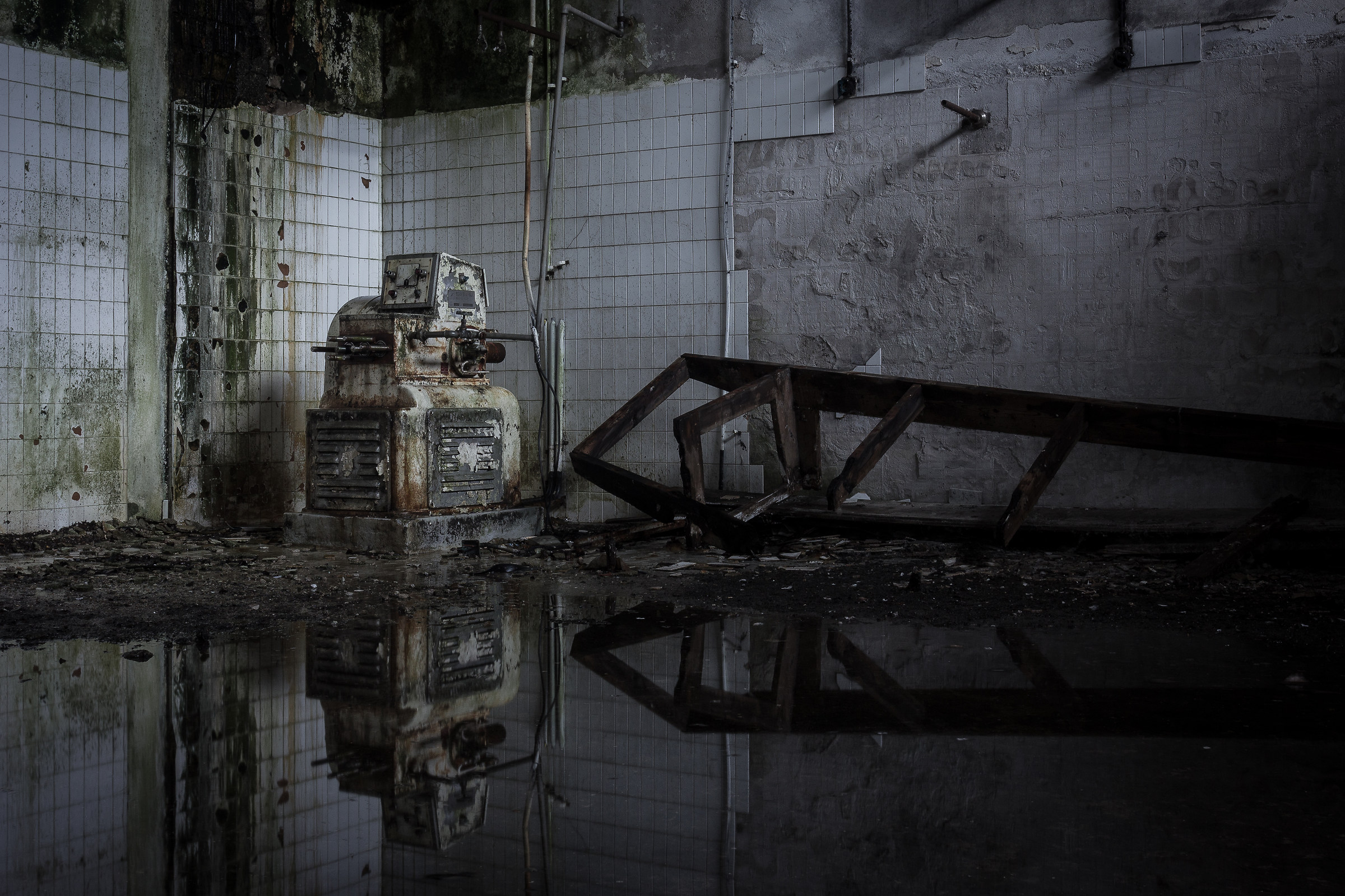 Macchinario abbandonato