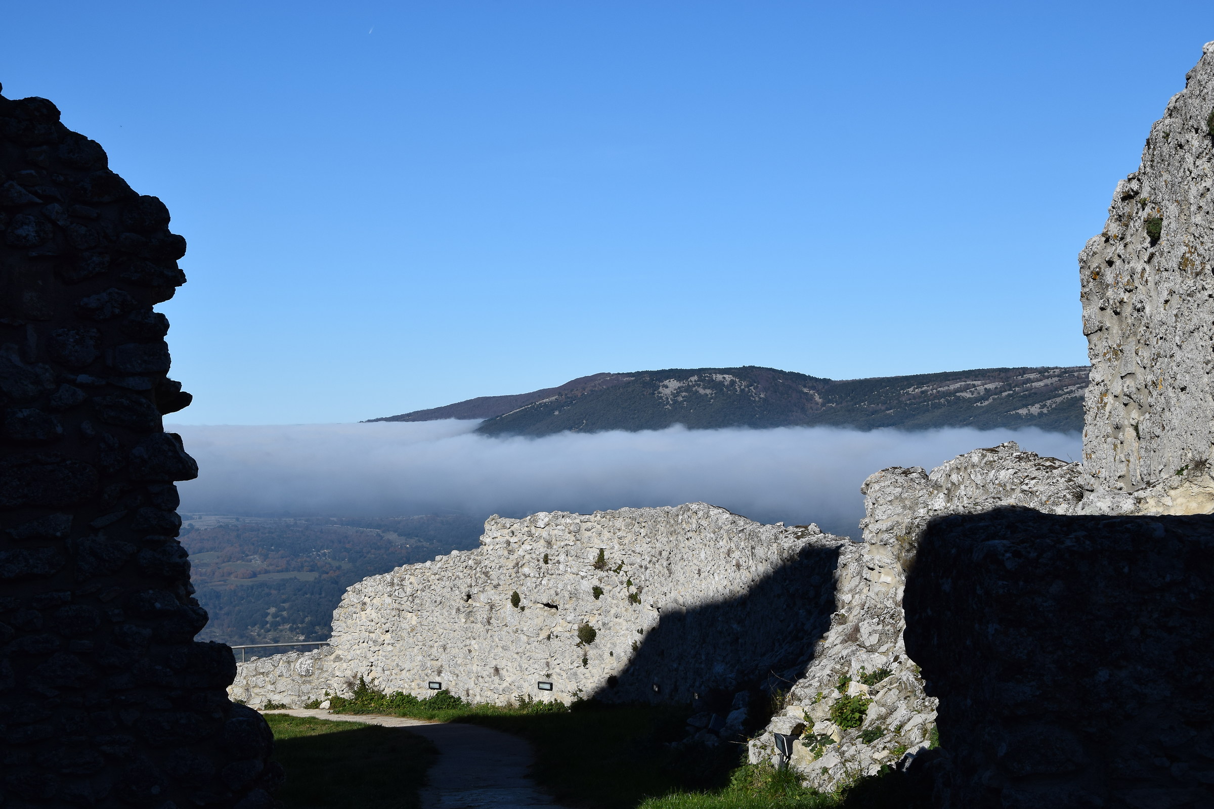 view from the castle