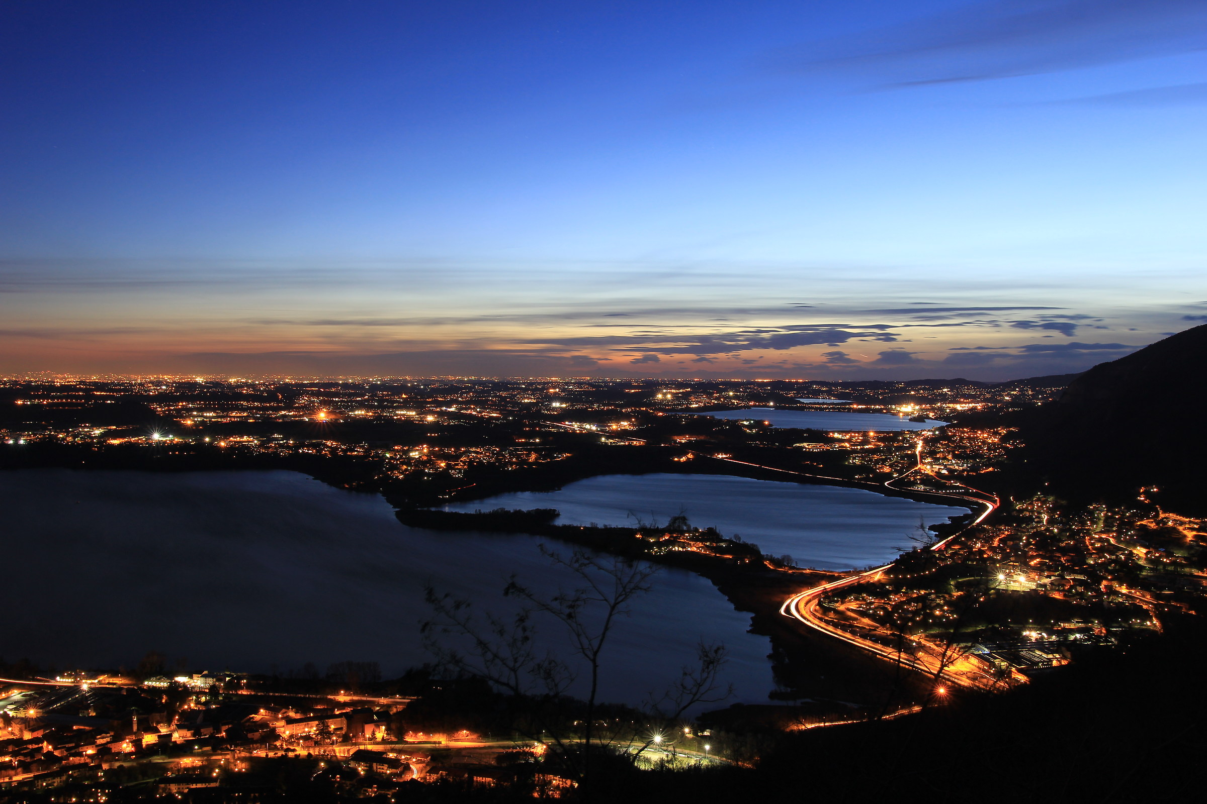tramonto dal monte barro (Lc)