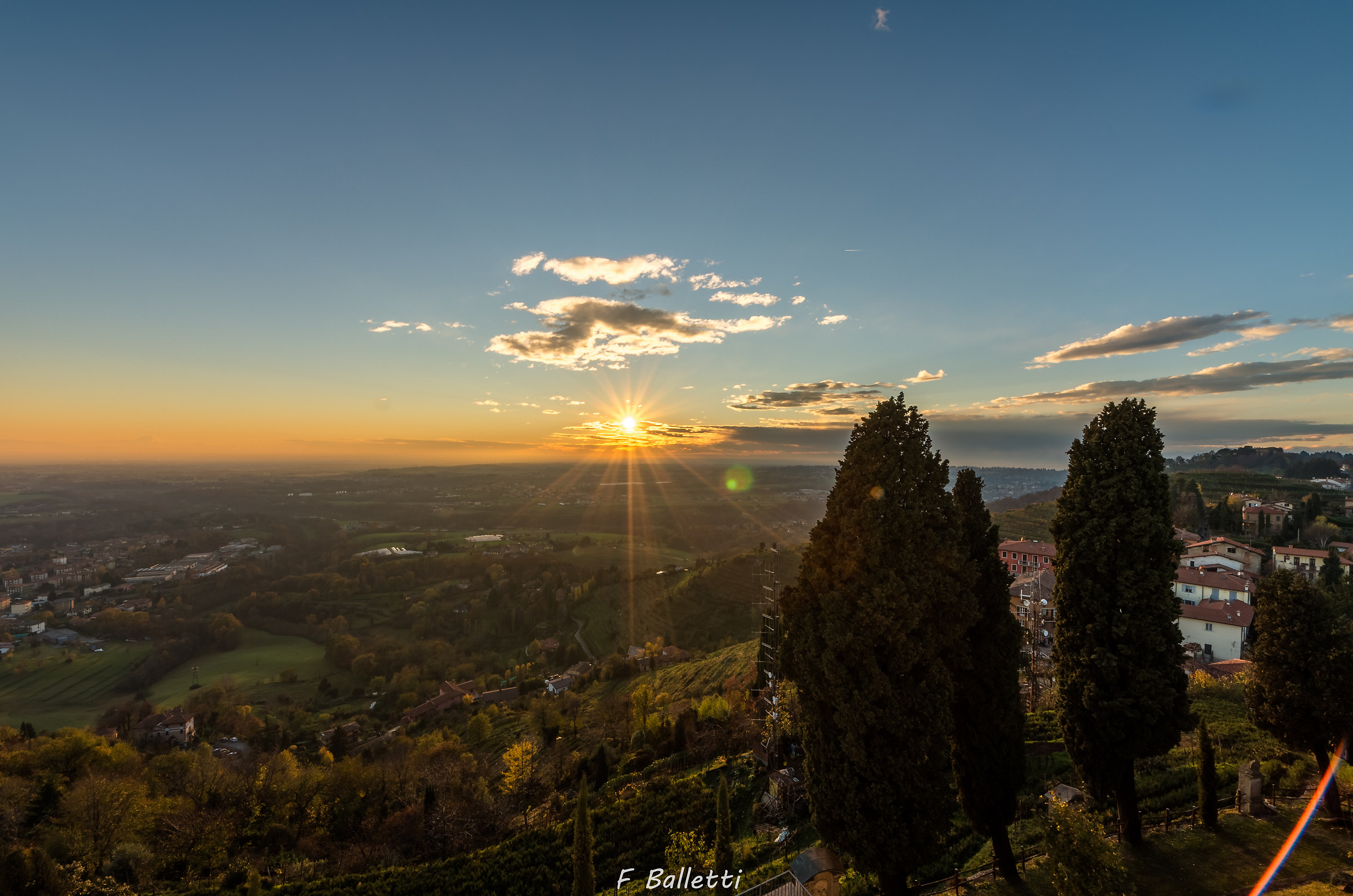Tramonto da Montevecchia