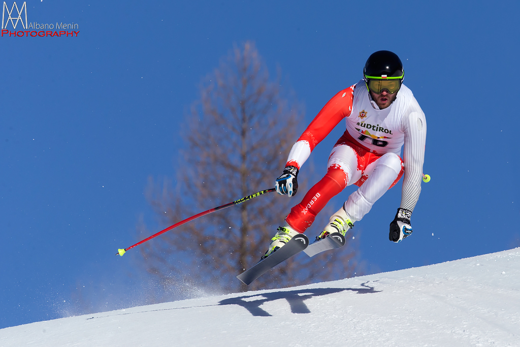 Flying down the mountain