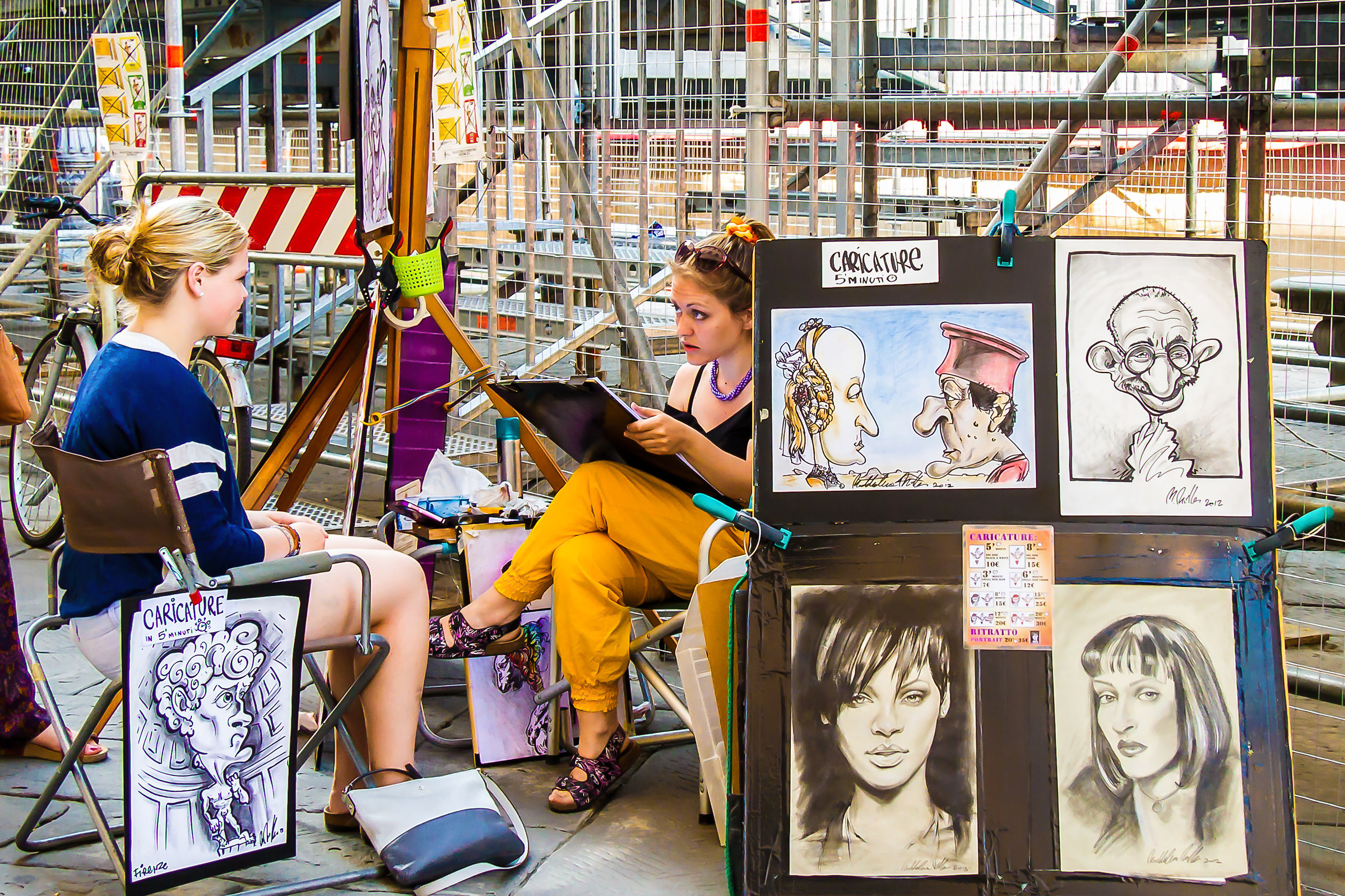 portrait and caricature