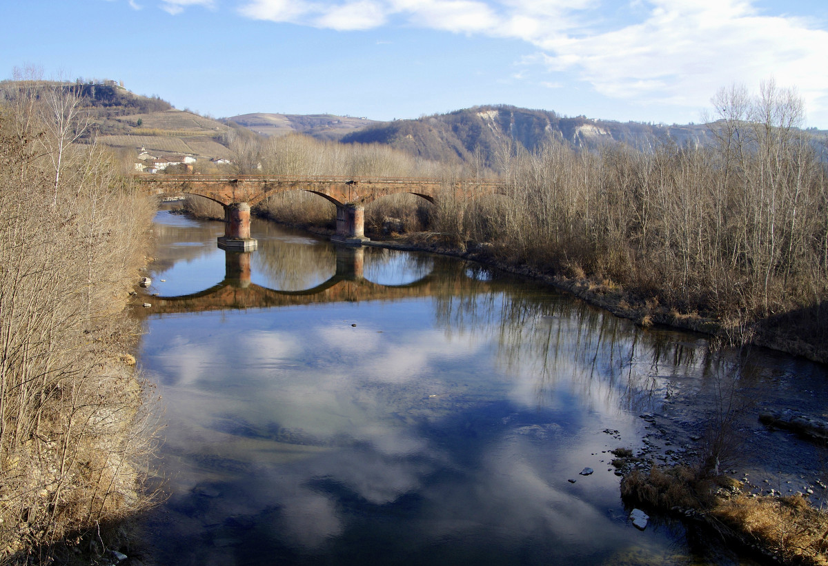 The bridge over the Tanaro