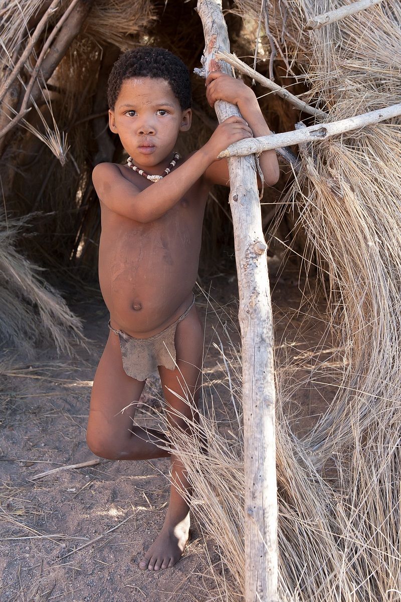 Young Bushman woman