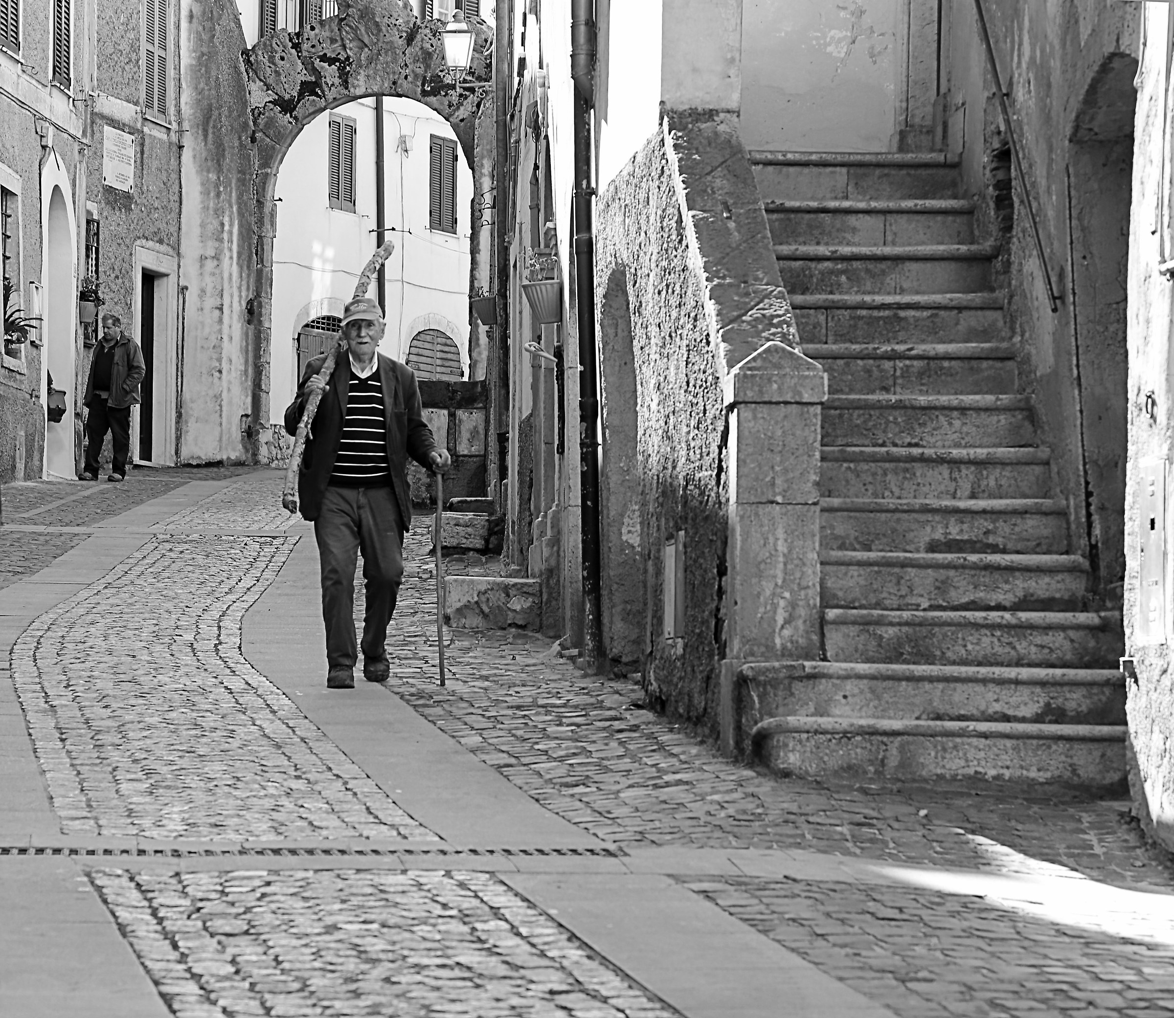 A walk in the old village