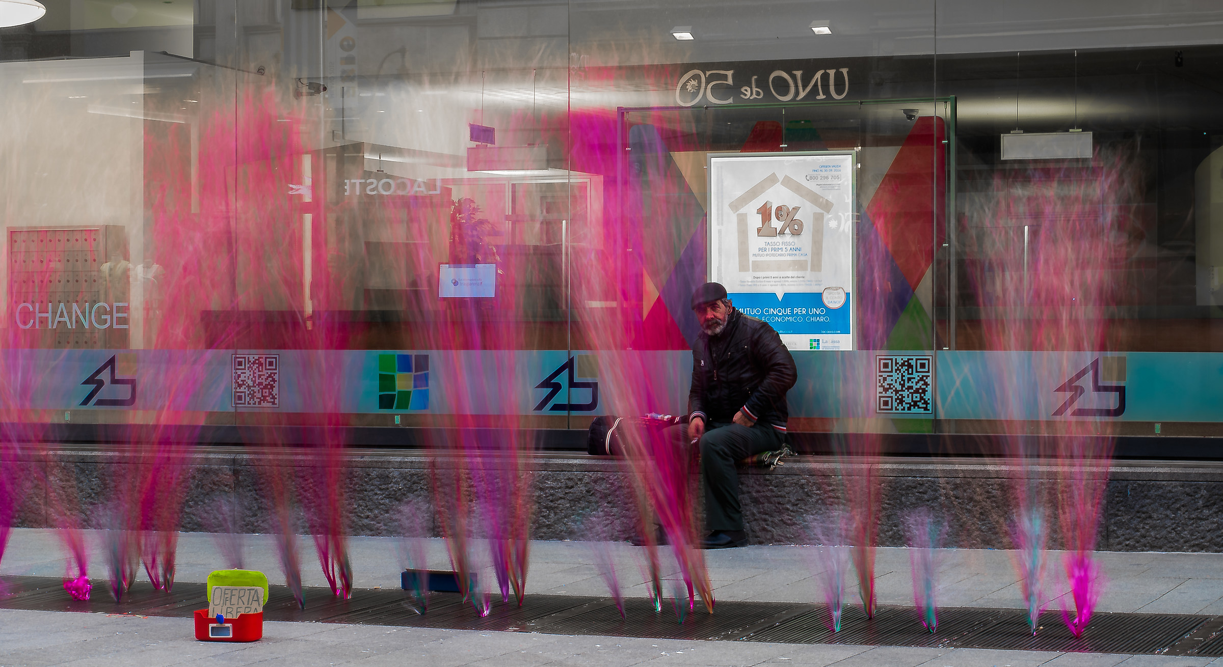 Esplosioni di magenta.