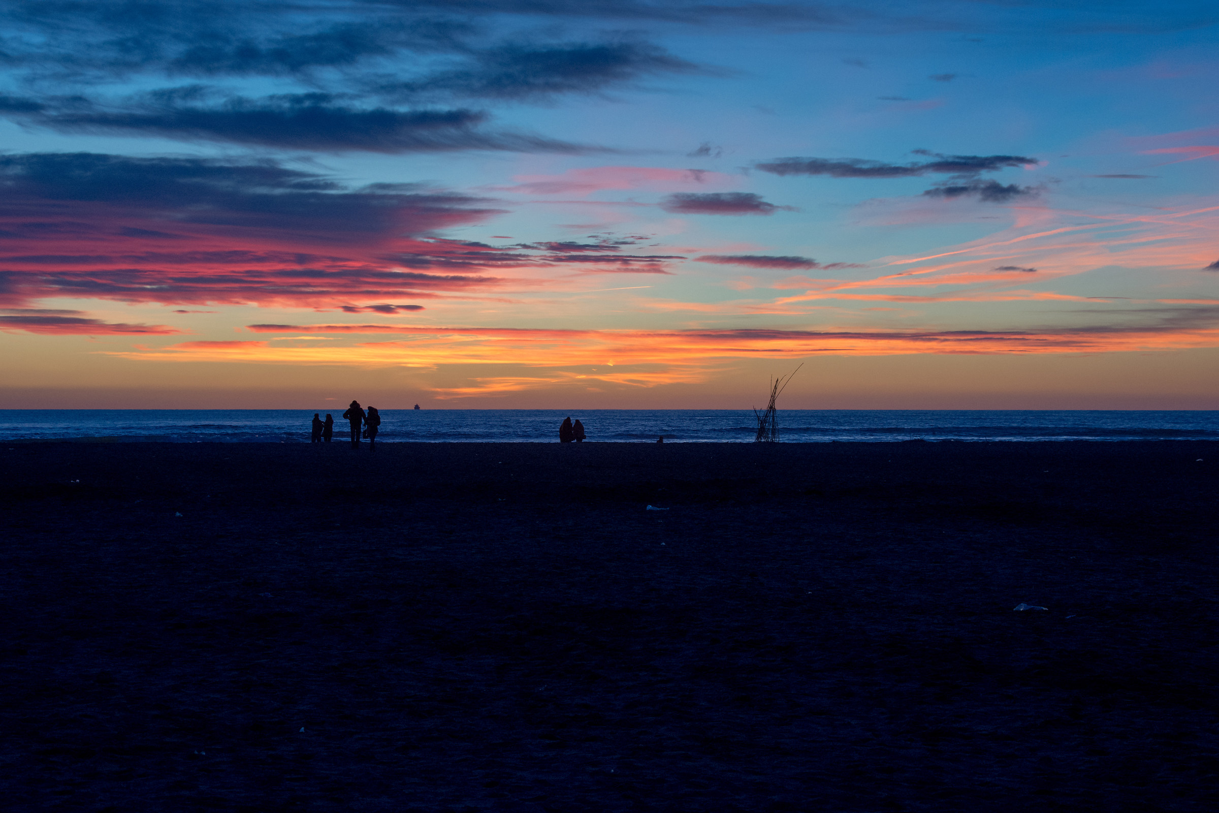 Tramonto a Viareggio