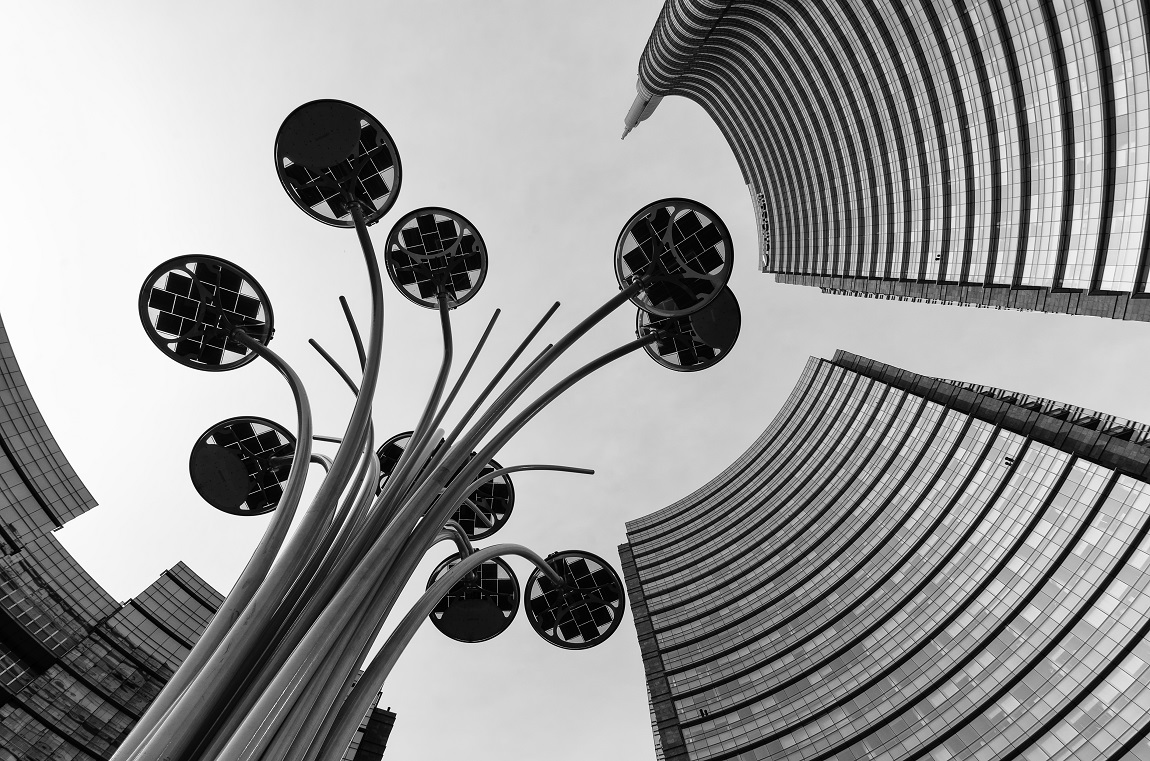 cielo sopra Piazza Gae Aulenti