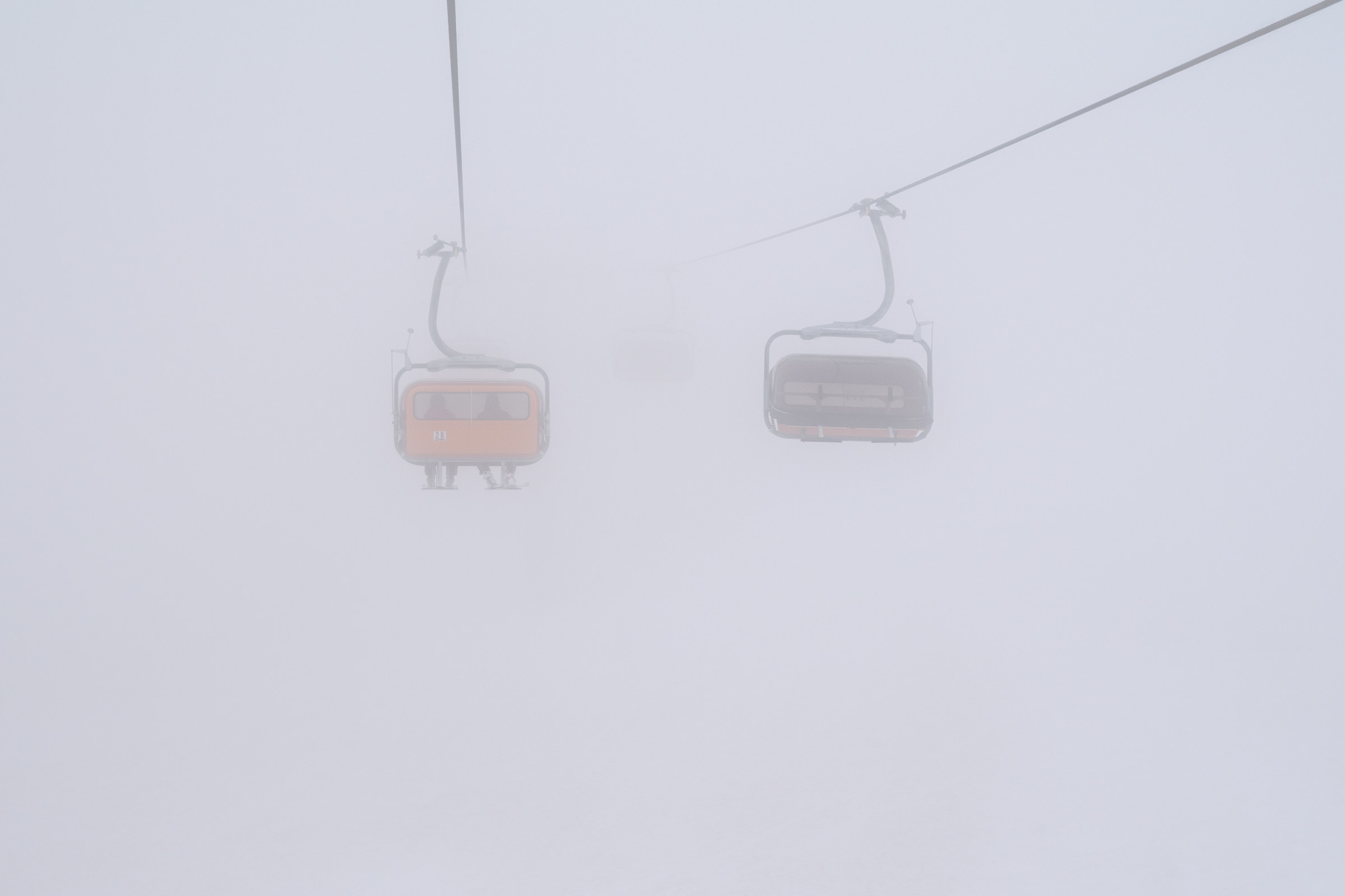 hanging from nothing