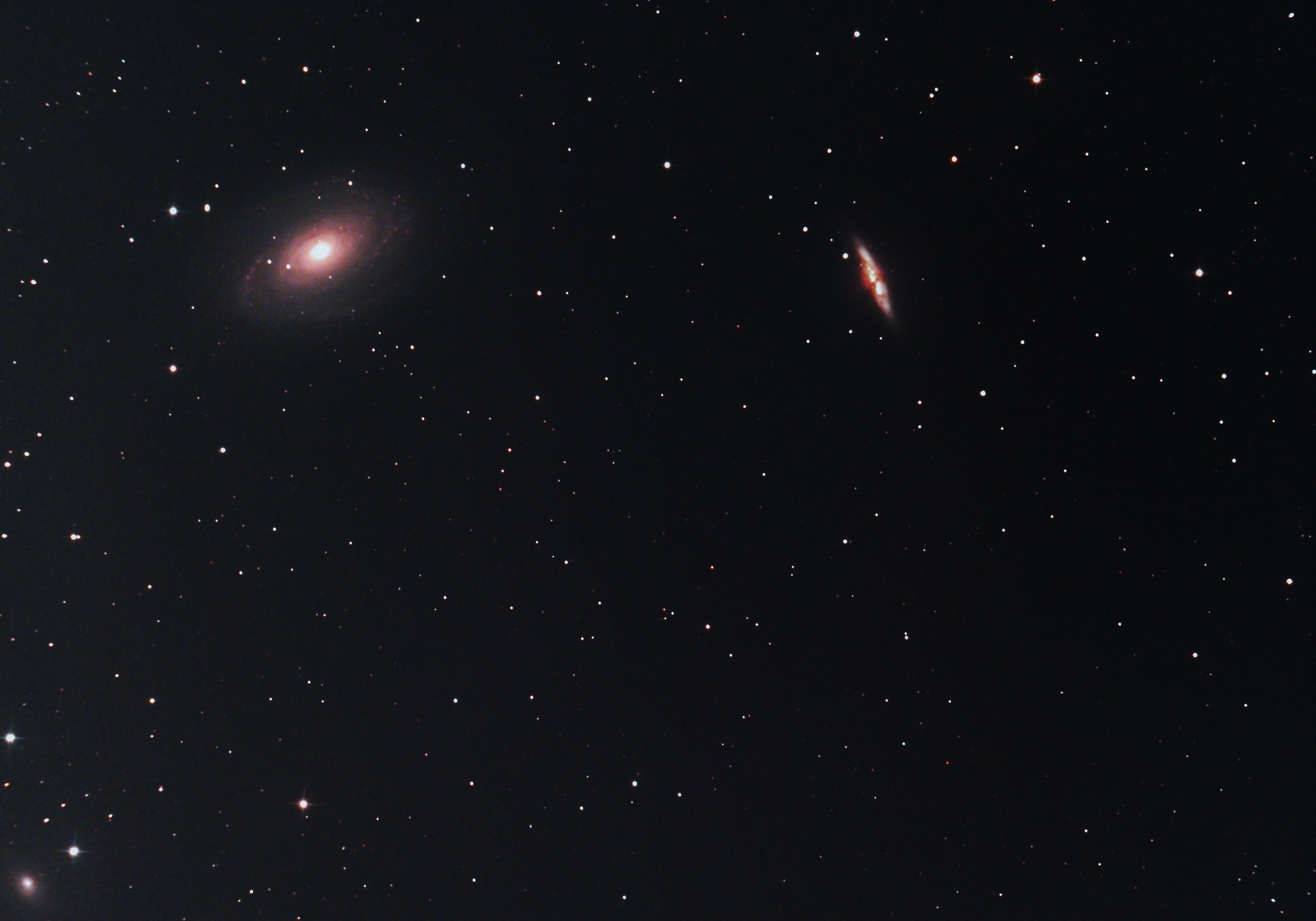 m81 and m82 galaxies