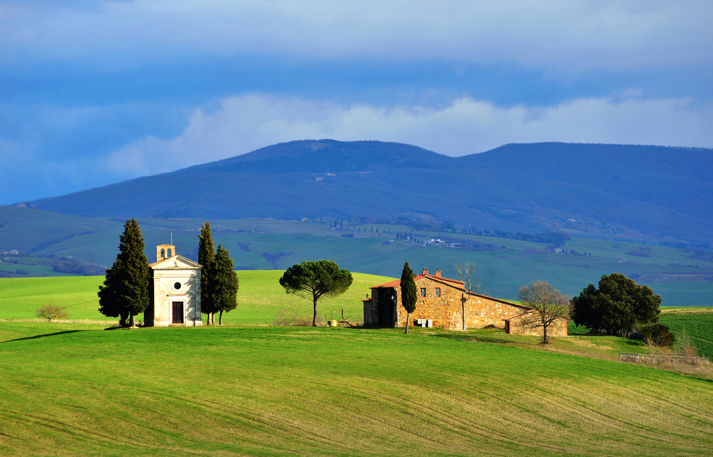 colline in Val d' Orcia (Vitaleta)