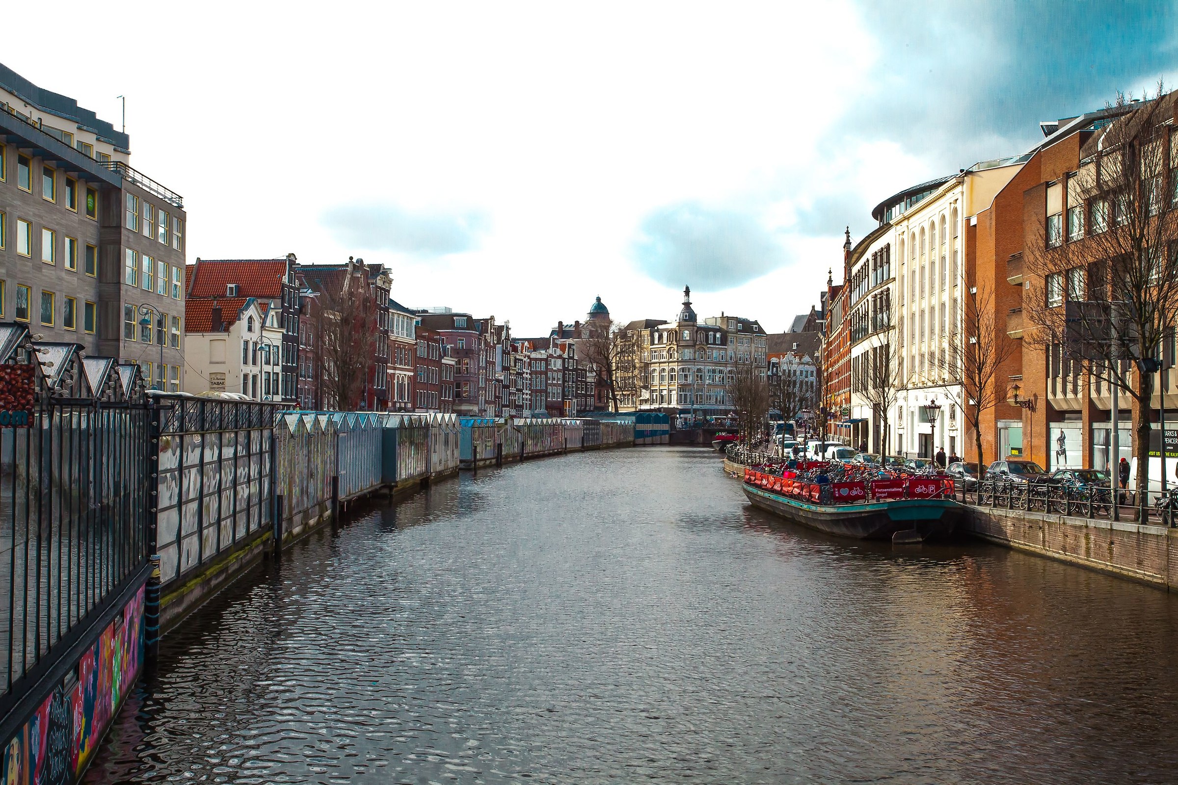 uno dei tanti canali di Amsterdam