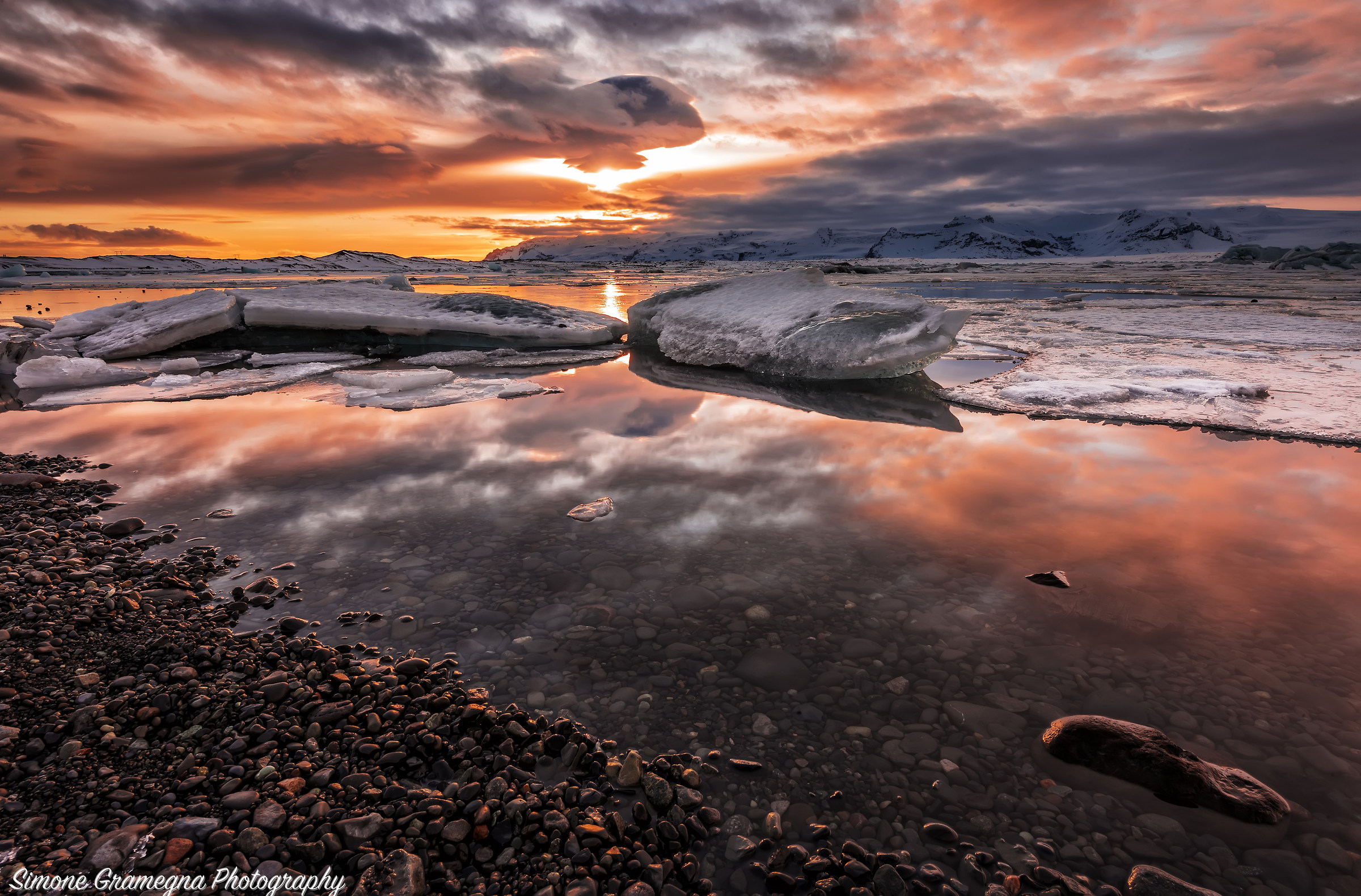Jokulsarion Sunset