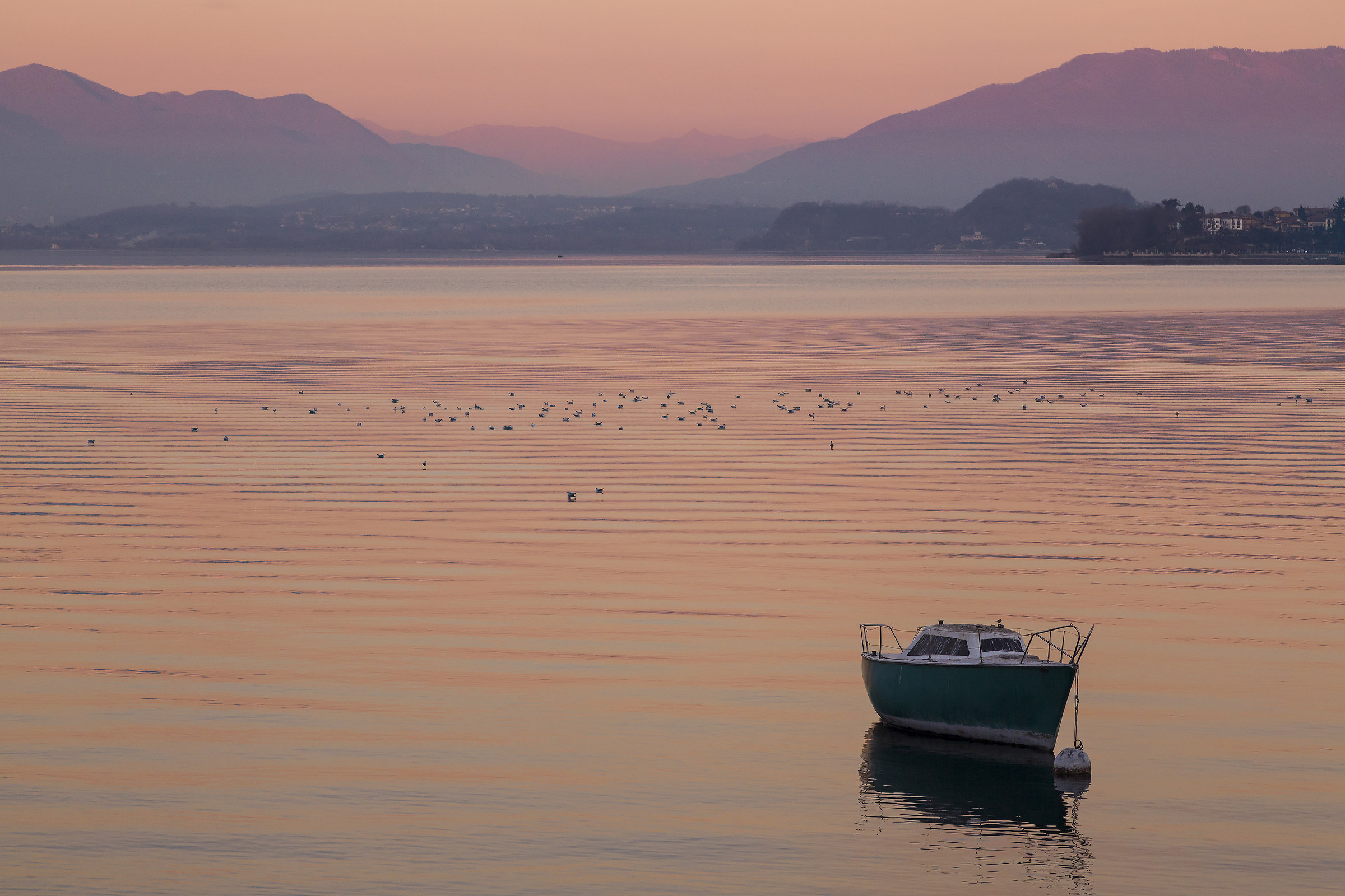 Last lights on the lake