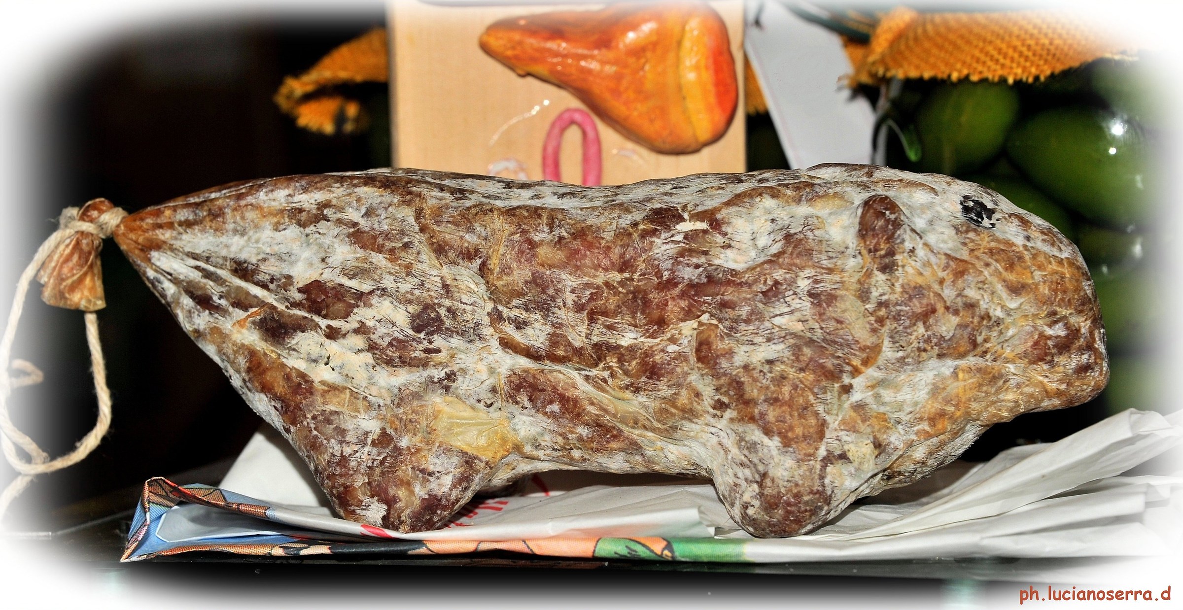 Salami-shaped pig ... by Loris