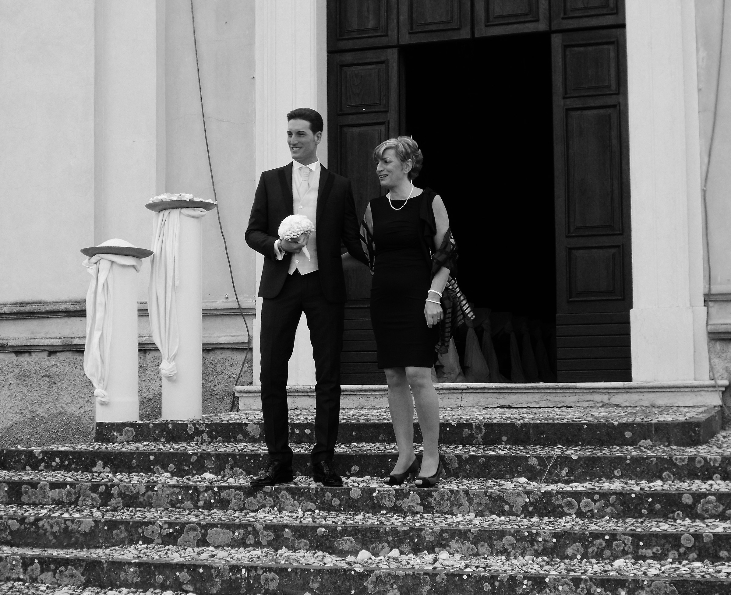 The groom and his mother