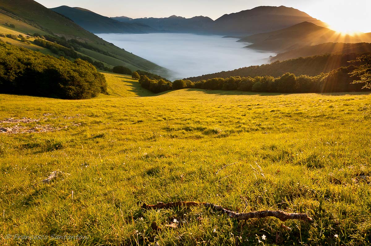 Albeggio sul Pian Grande