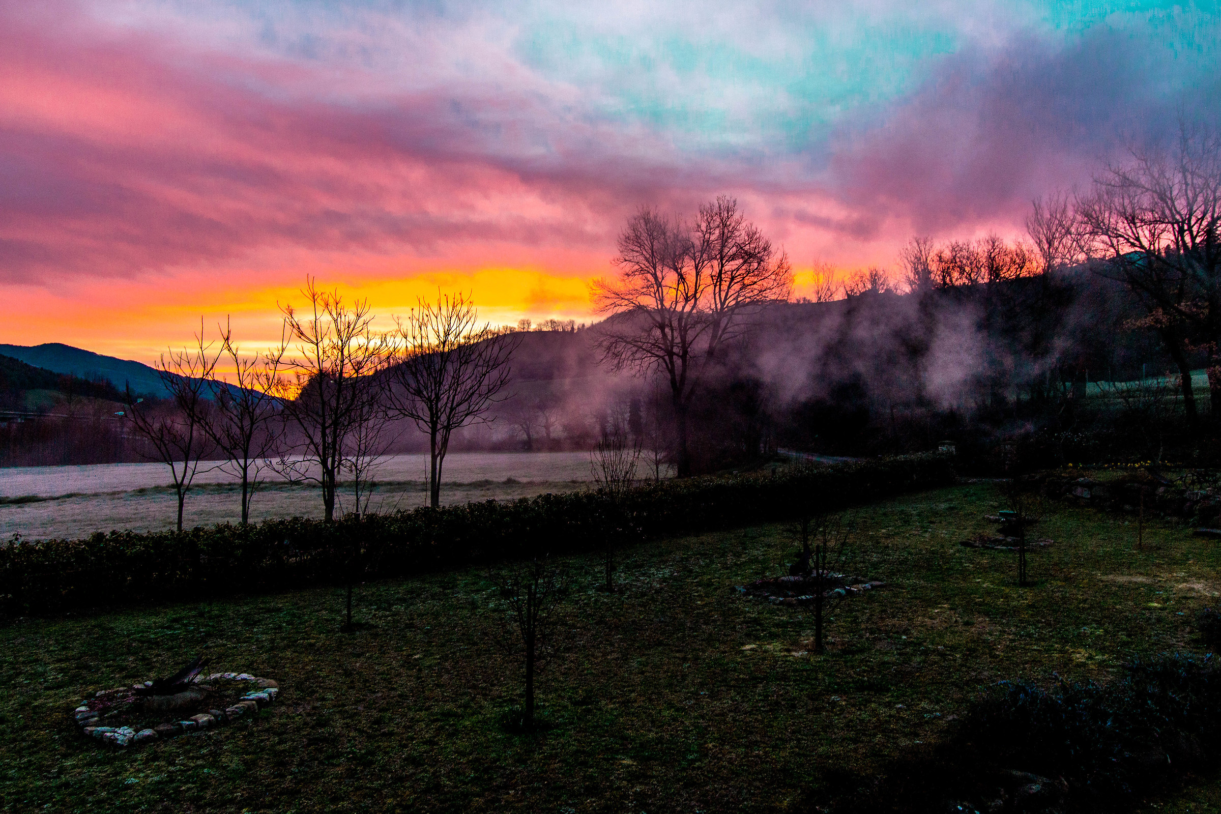 dalla finestra di casa